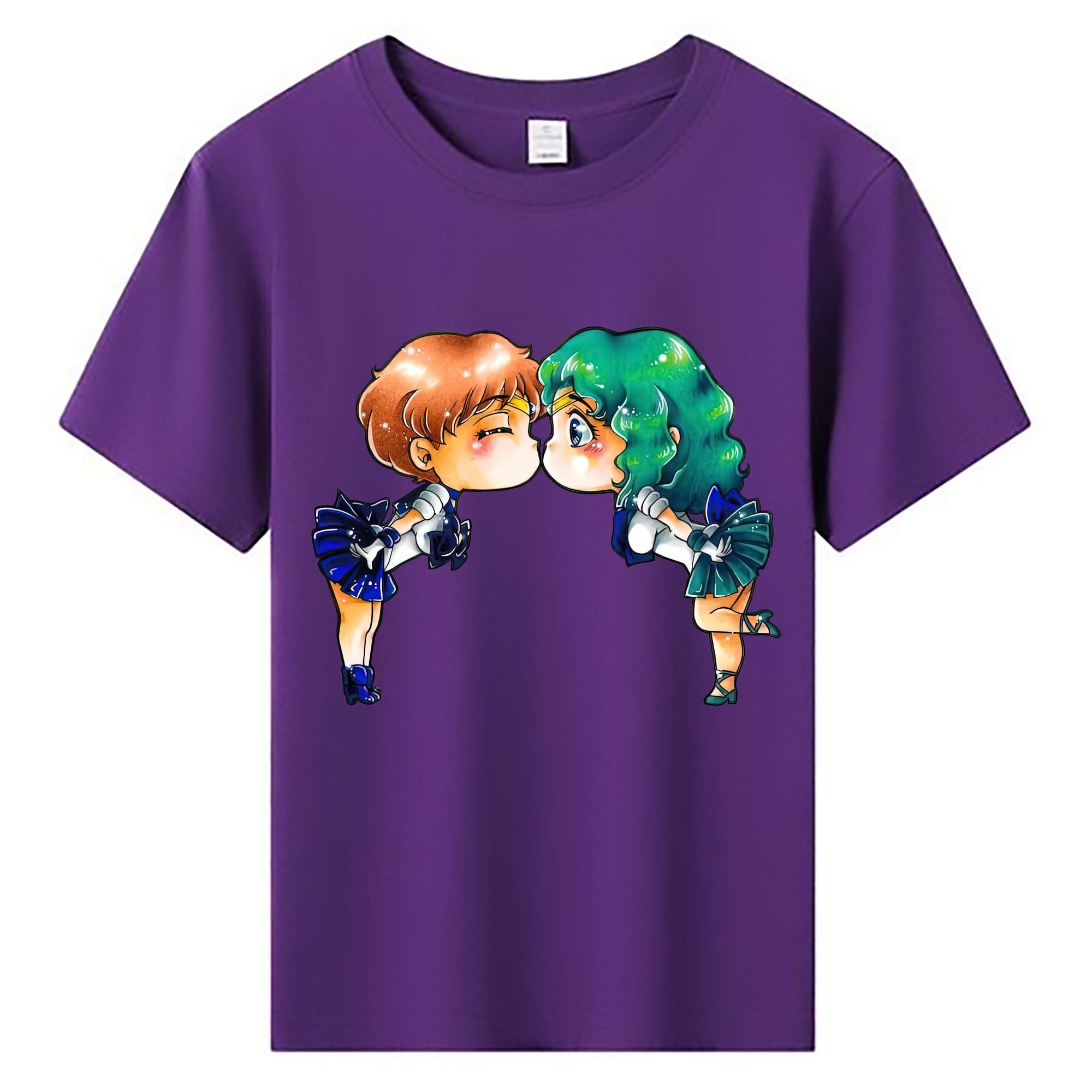 （画像用） 美少女戦士セーラームーン 天王はるか Sailor Moon Tenoh Haruka 綿100％キッズTシャツ（フロントプリント）