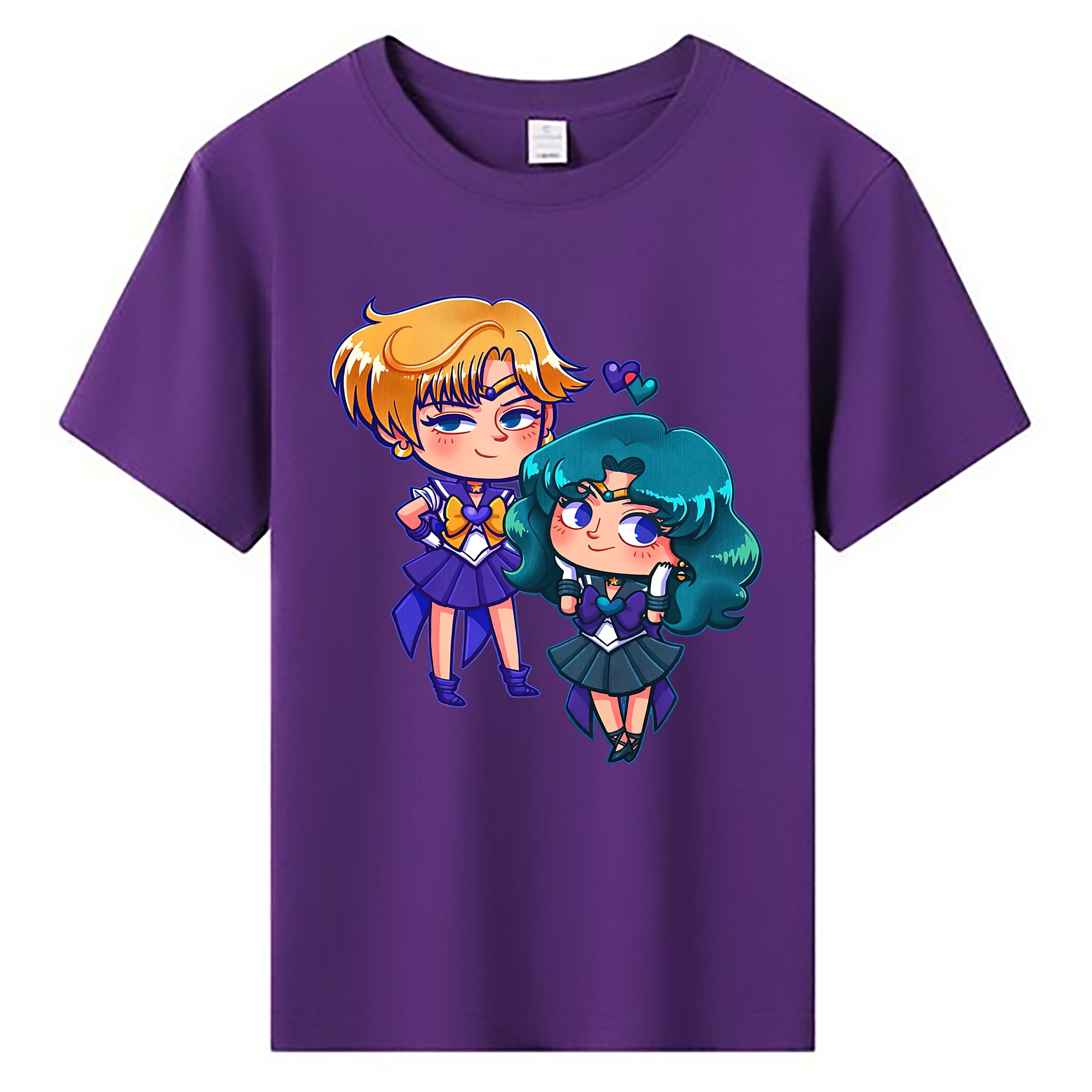 （画像用） 美少女戦士セーラームーン 天王はるか Sailor Moon Tenoh Haruka 綿100％キッズTシャツ（フロントプリント）