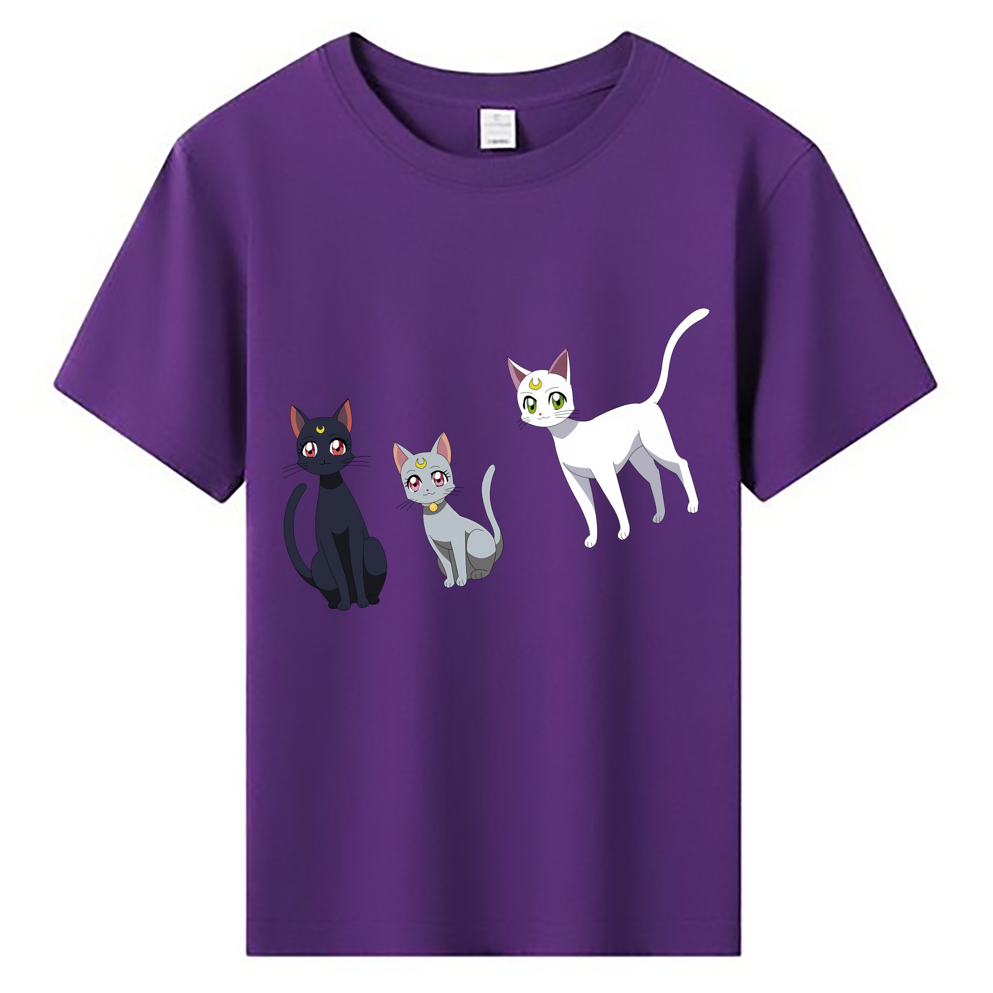 （画像用） 美少女戦士セーラームーン Sailor Moon 綿100％キッズTシャツ（フロントプリント）