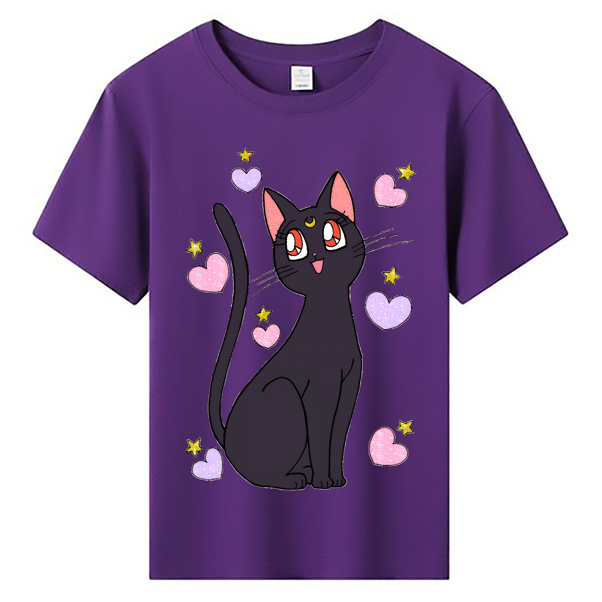 （画像用） 美少女戦士セーラームーン Sailor Moon 綿100％キッズTシャツ（フロントプリント）