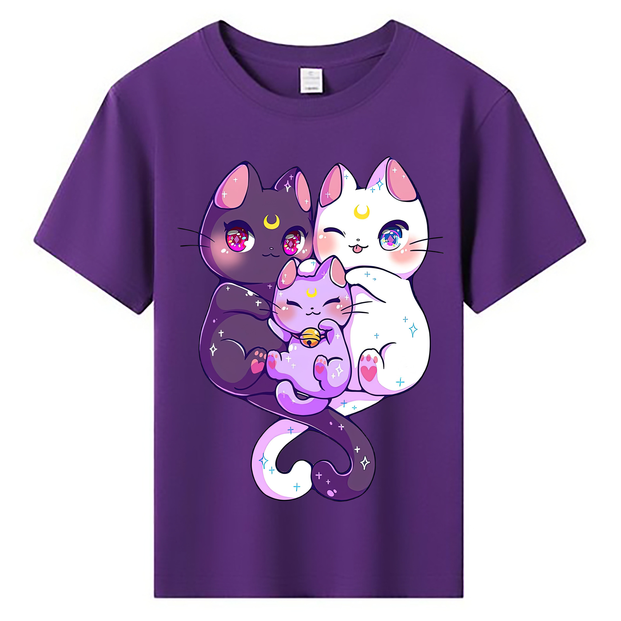 （画像用） 美少女戦士セーラームーン Sailor Moon 綿100％キッズTシャツ（フロントプリント）