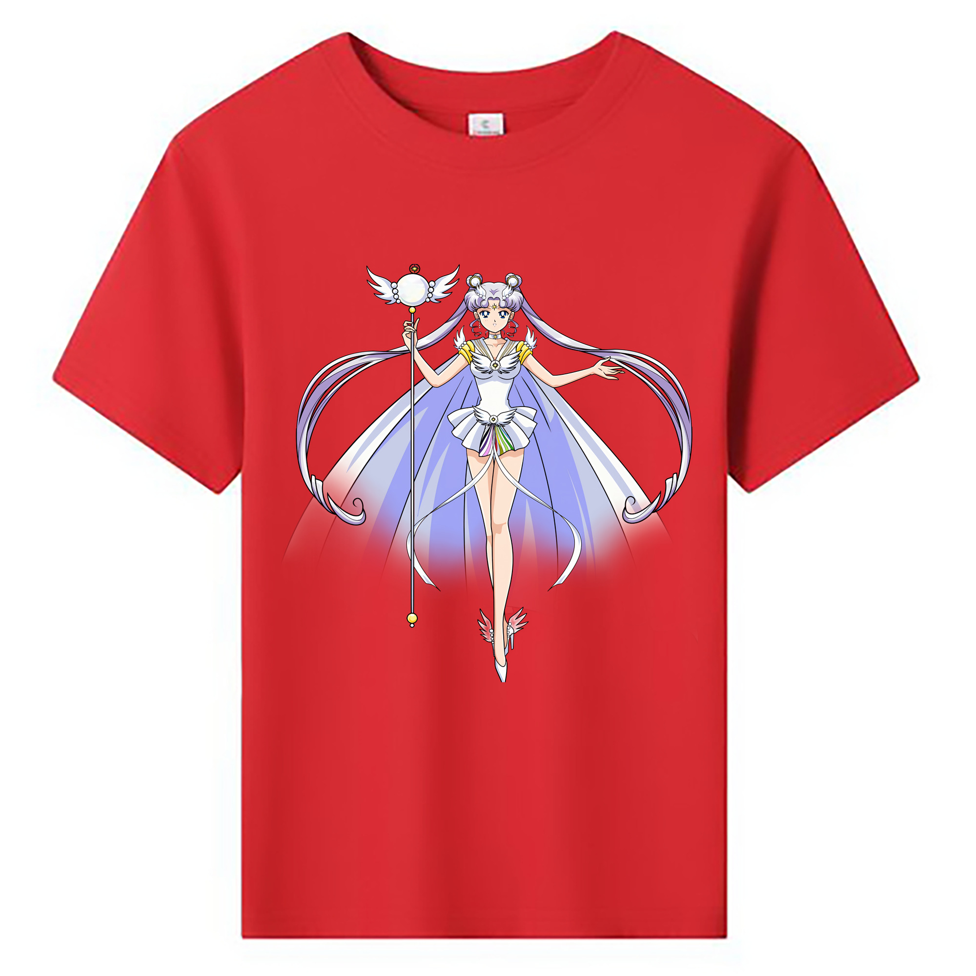 （画像用） 美少女戦士セーラームーン 月野 うさぎ つきの うさぎ Sailor Moon Tsukino Usagi 綿100％キッズTシャツ（フロントプリント）