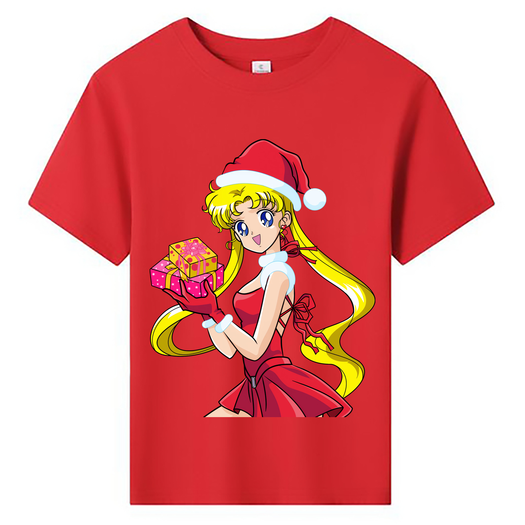 （画像用） 美少女戦士セーラームーン 月野 うさぎ つきの うさぎ Sailor Moon Tsukino Usagi 綿100％キッズTシャツ（フロントプリント）