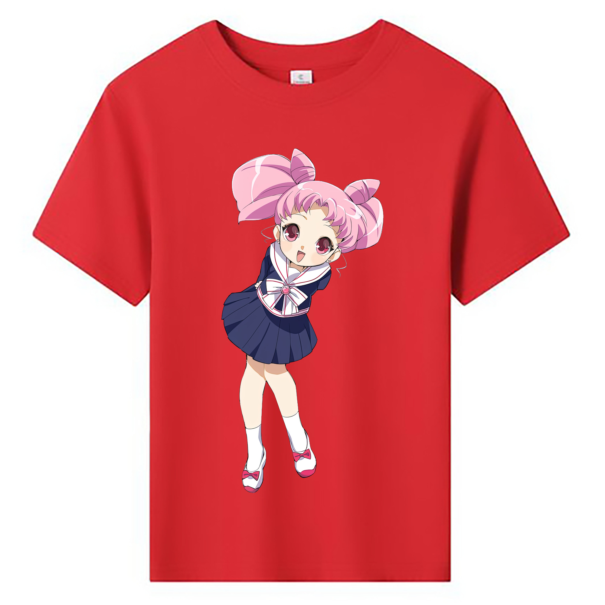（画像用） 美少女戦士セーラームーン ちびうさ Sailor Moon Chibiusa Tsukino Usagi Small Lady Serenity 綿100％キッズTシャツ（フロントプリント）