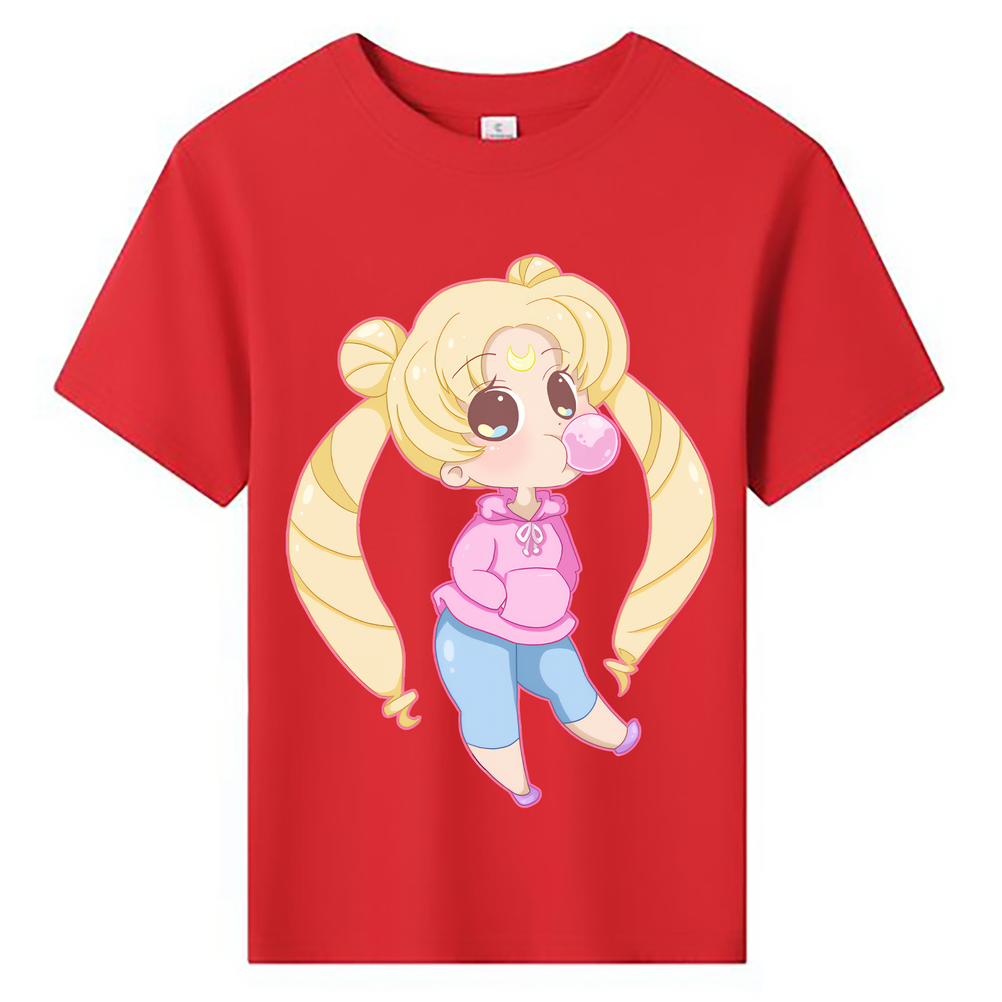 （画像用） 美少女戦士セーラームーン 愛野 美奈子 あいの みなこ Sailor Moon Aino Minako 綿100％キッズTシャツ（フロントプリント）