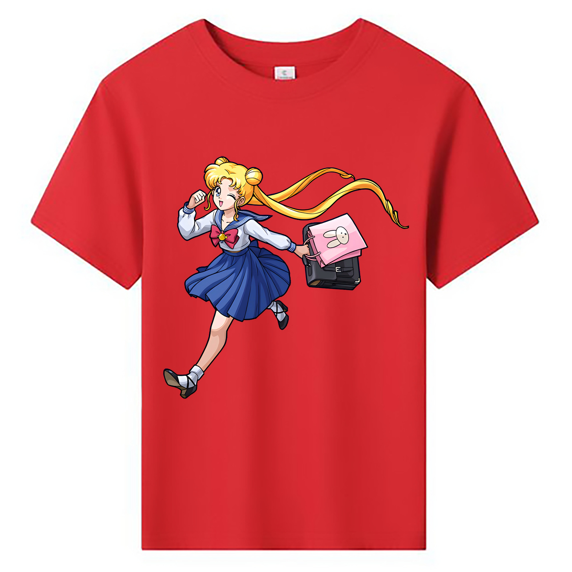 （画像用） 美少女戦士セーラームーン 愛野 美奈子 あいの みなこ Sailor Moon Aino Minako 綿100％キッズTシャツ（フロントプリント）