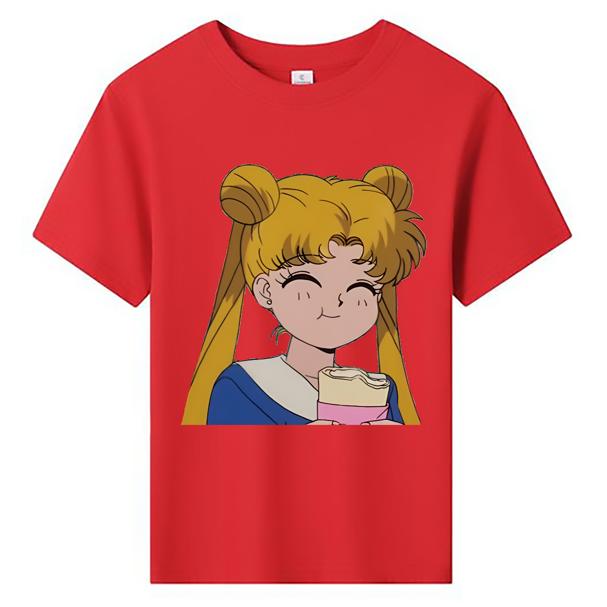 （画像用） 美少女戦士セーラームーン 愛野 美奈子 あいの みなこ Sailor Moon Aino Minako 綿100％キッズTシャツ（フロントプリント）