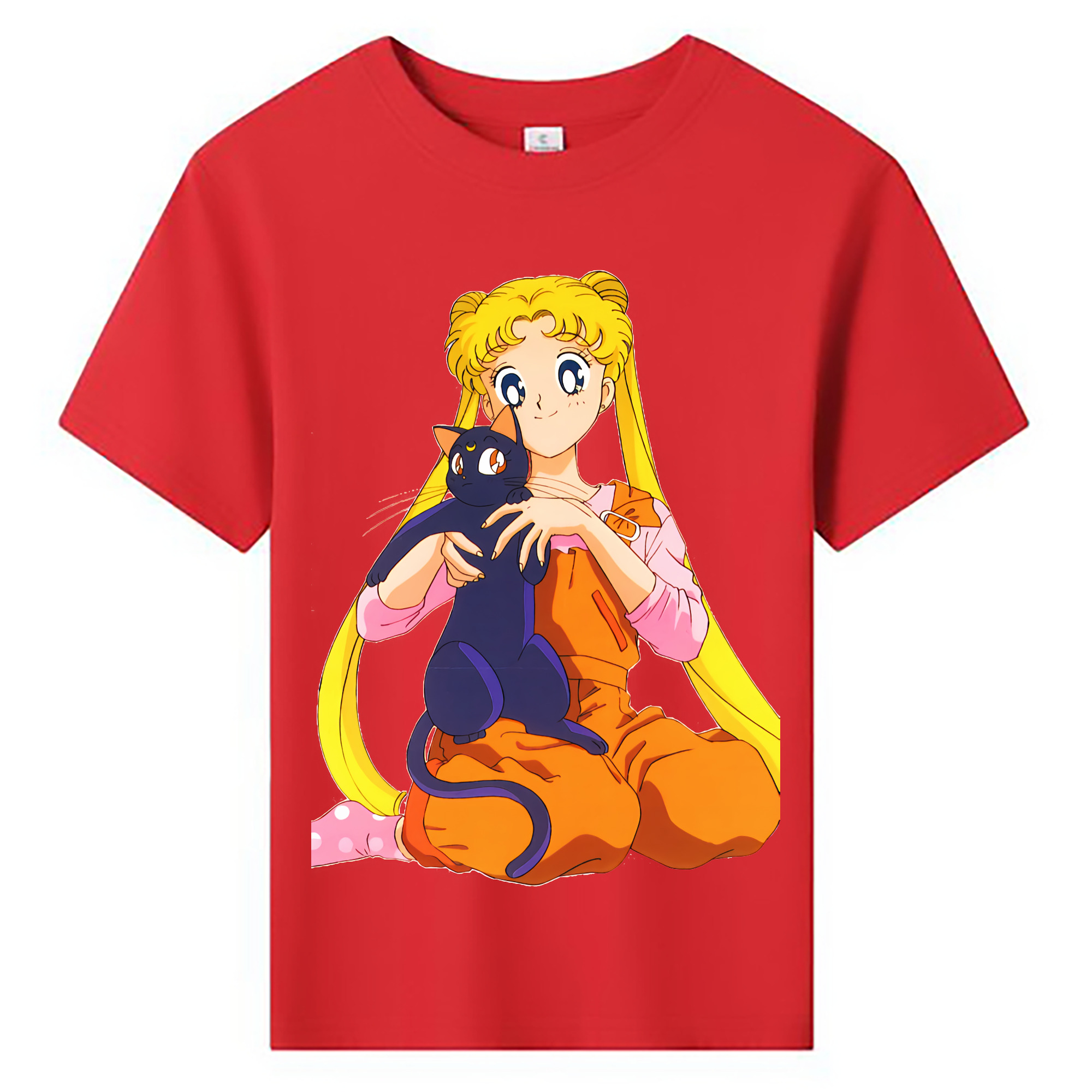 （画像用） 美少女戦士セーラームーン 愛野 美奈子 あいの みなこ Sailor Moon Aino Minako 綿100％キッズTシャツ（フロントプリント）
