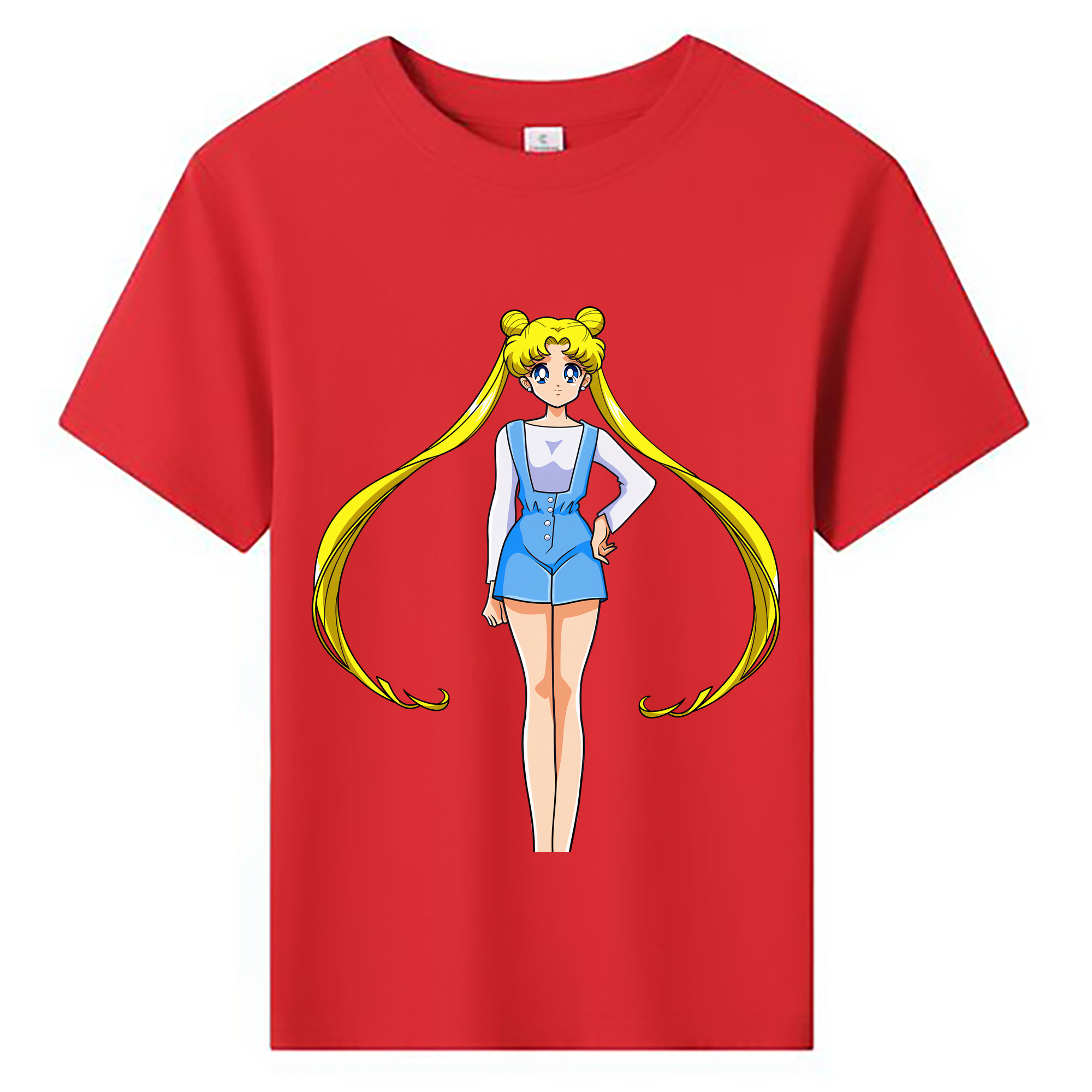 （画像用） 美少女戦士セーラームーン 愛野 美奈子 あいの みなこ Sailor Moon Aino Minako 綿100％キッズTシャツ（フロントプリント）