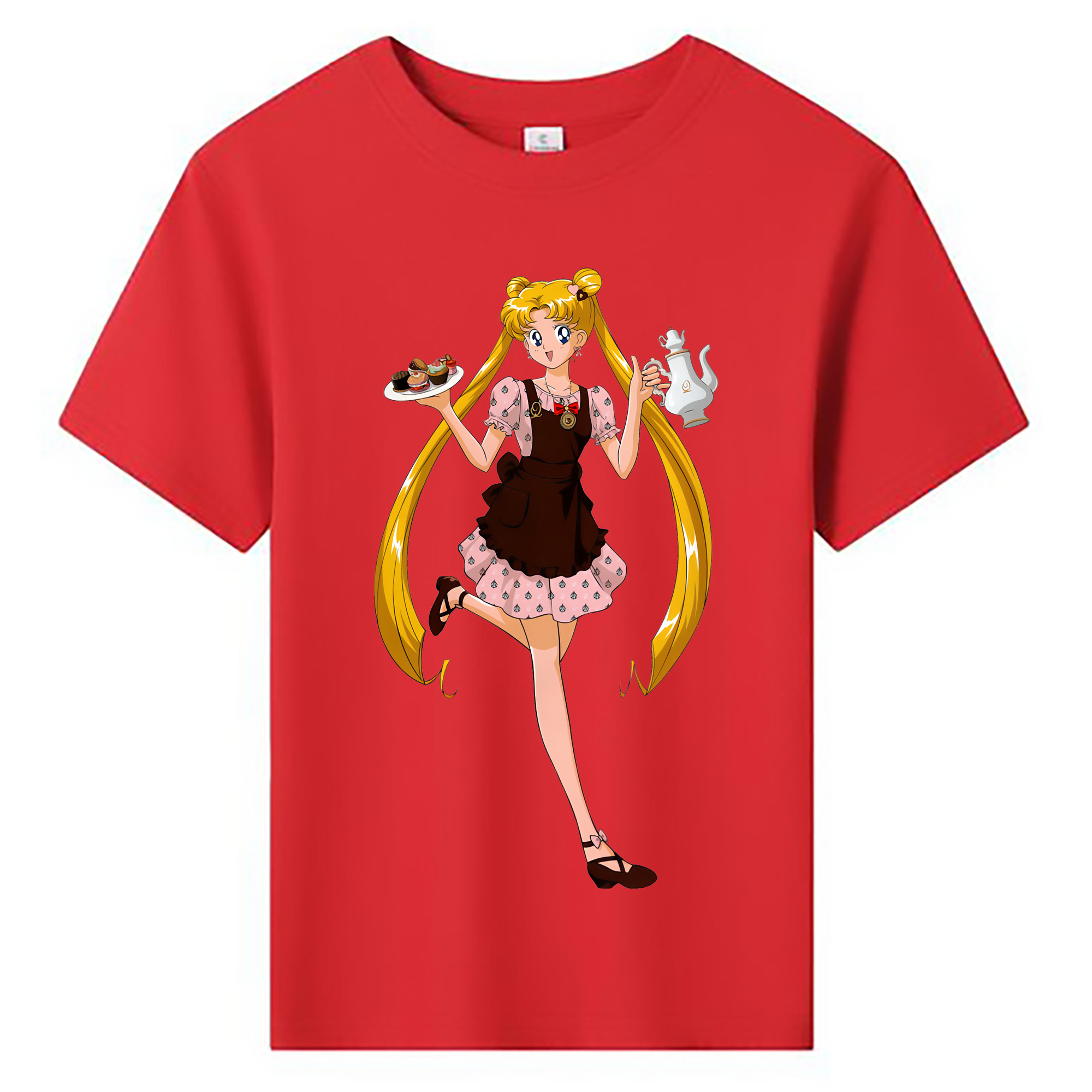 （画像用） 美少女戦士セーラームーン 愛野 美奈子 あいの みなこ Sailor Moon Aino Minako 綿100％キッズTシャツ（フロントプリント）