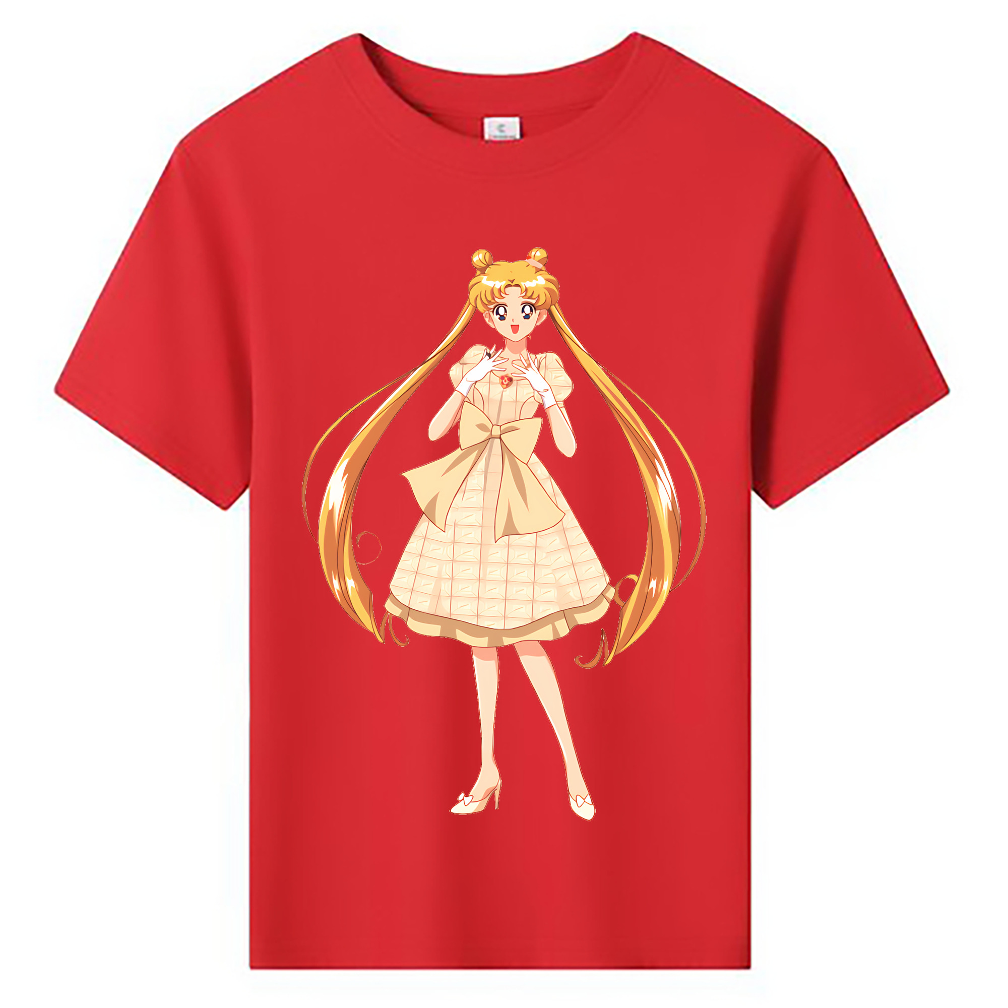 （画像用） 美少女戦士セーラームーン 愛野 美奈子 あいの みなこ Sailor Moon Aino Minako 綿100％キッズTシャツ（フロントプリント）