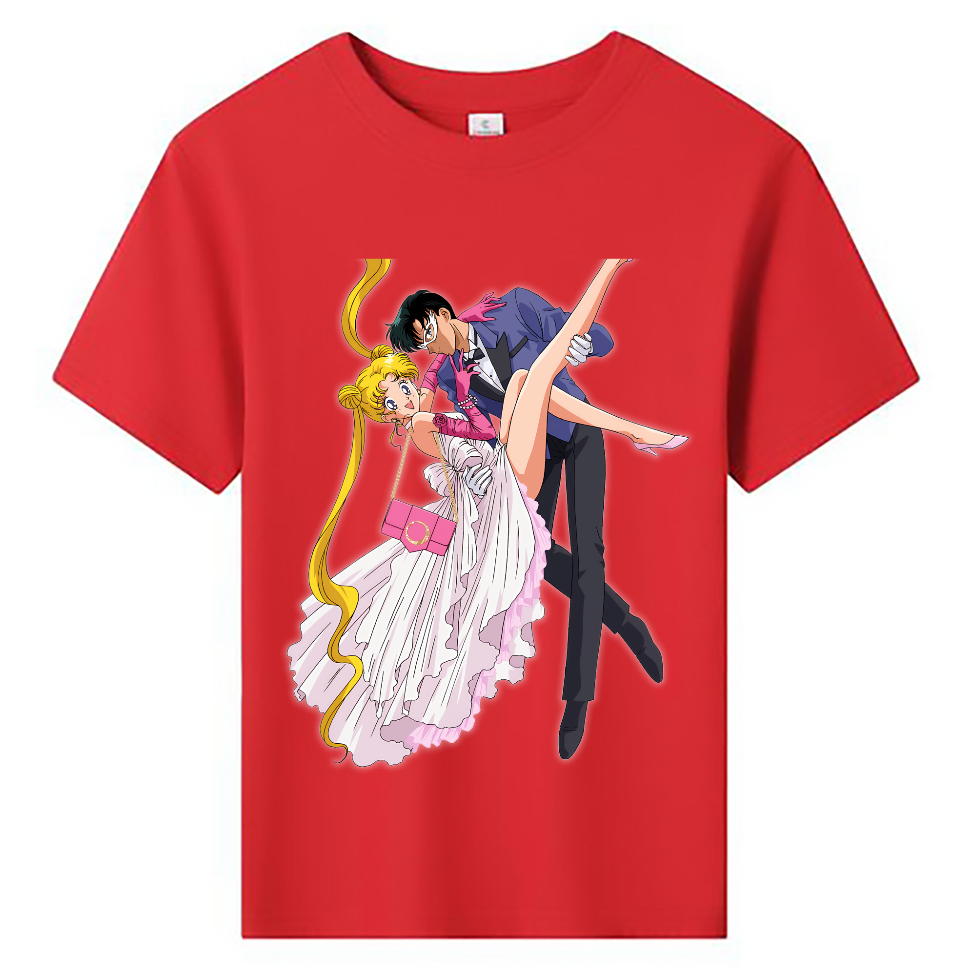 （画像用） 美少女戦士セーラームーン 愛野 美奈子 あいの みなこ Sailor Moon Aino Minako 綿100％キッズTシャツ（フロントプリント）