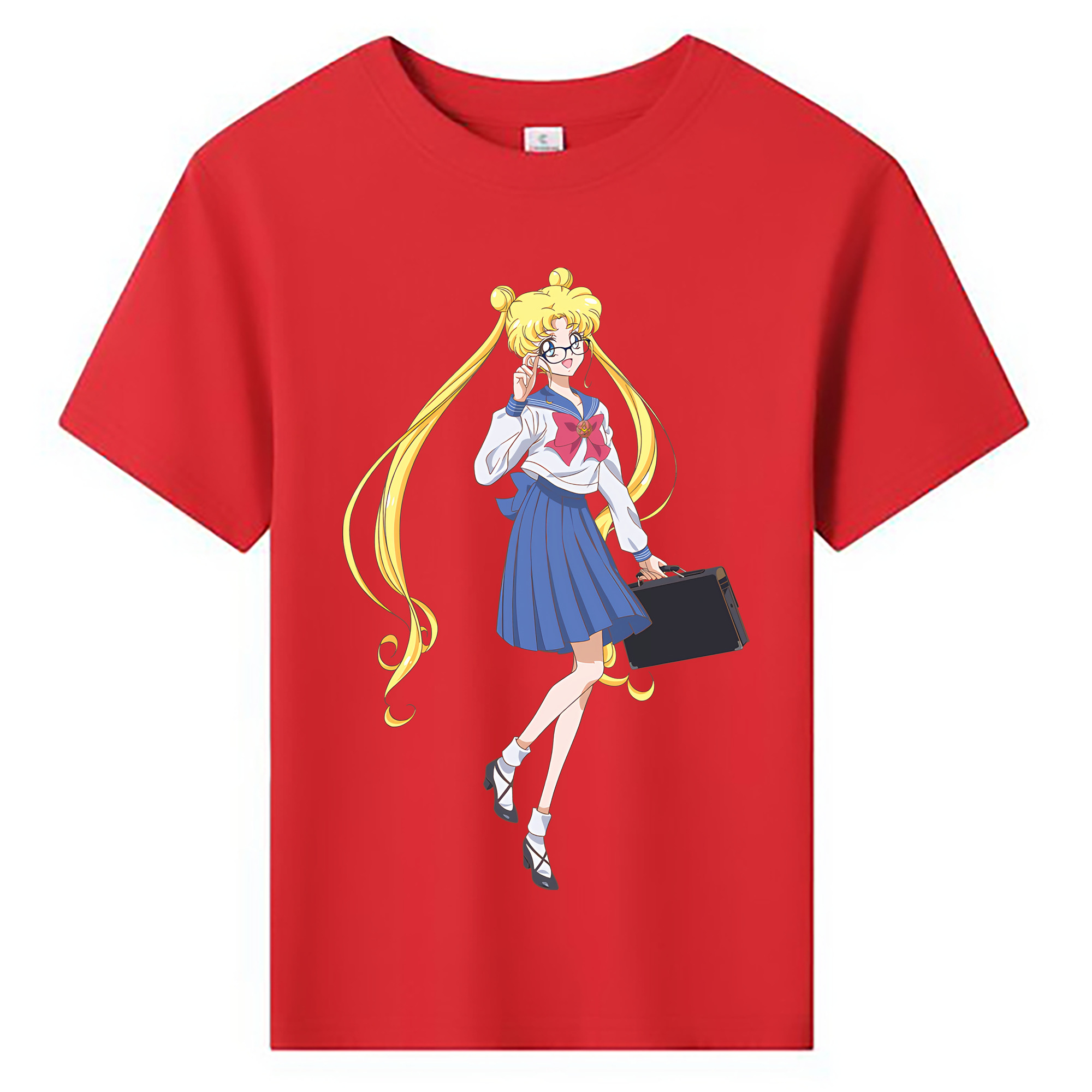 （画像用） 美少女戦士セーラームーン 愛野 美奈子 あいの みなこ Sailor Moon Aino Minako 綿100％キッズTシャツ（フロントプリント）