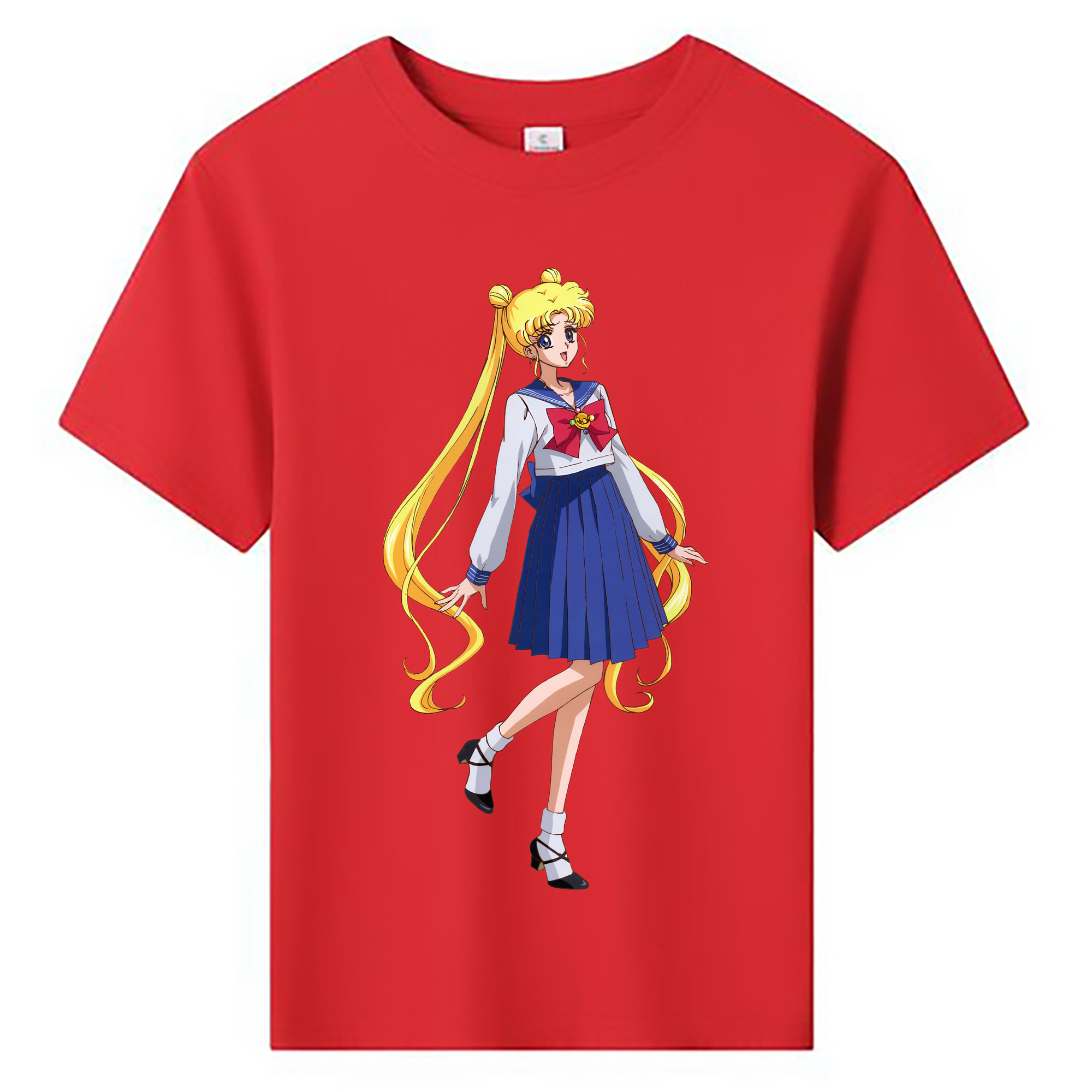 （画像用） 美少女戦士セーラームーン 愛野 美奈子 あいの みなこ Sailor Moon Aino Minako 綿100％キッズTシャツ（フロントプリント）