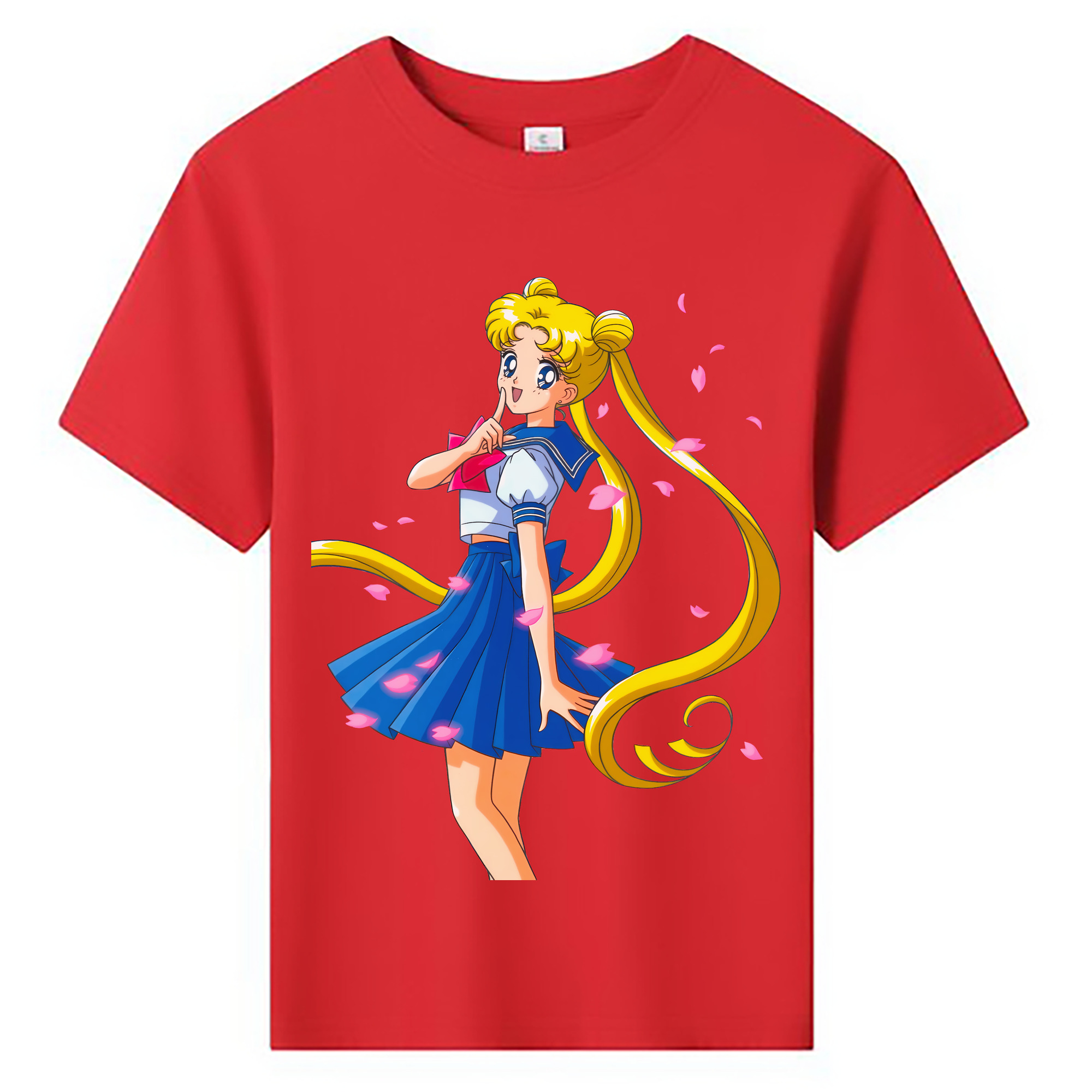 （画像用） 美少女戦士セーラームーン 愛野 美奈子 あいの みなこ Sailor Moon Aino Minako 綿100％キッズTシャツ（フロントプリント）