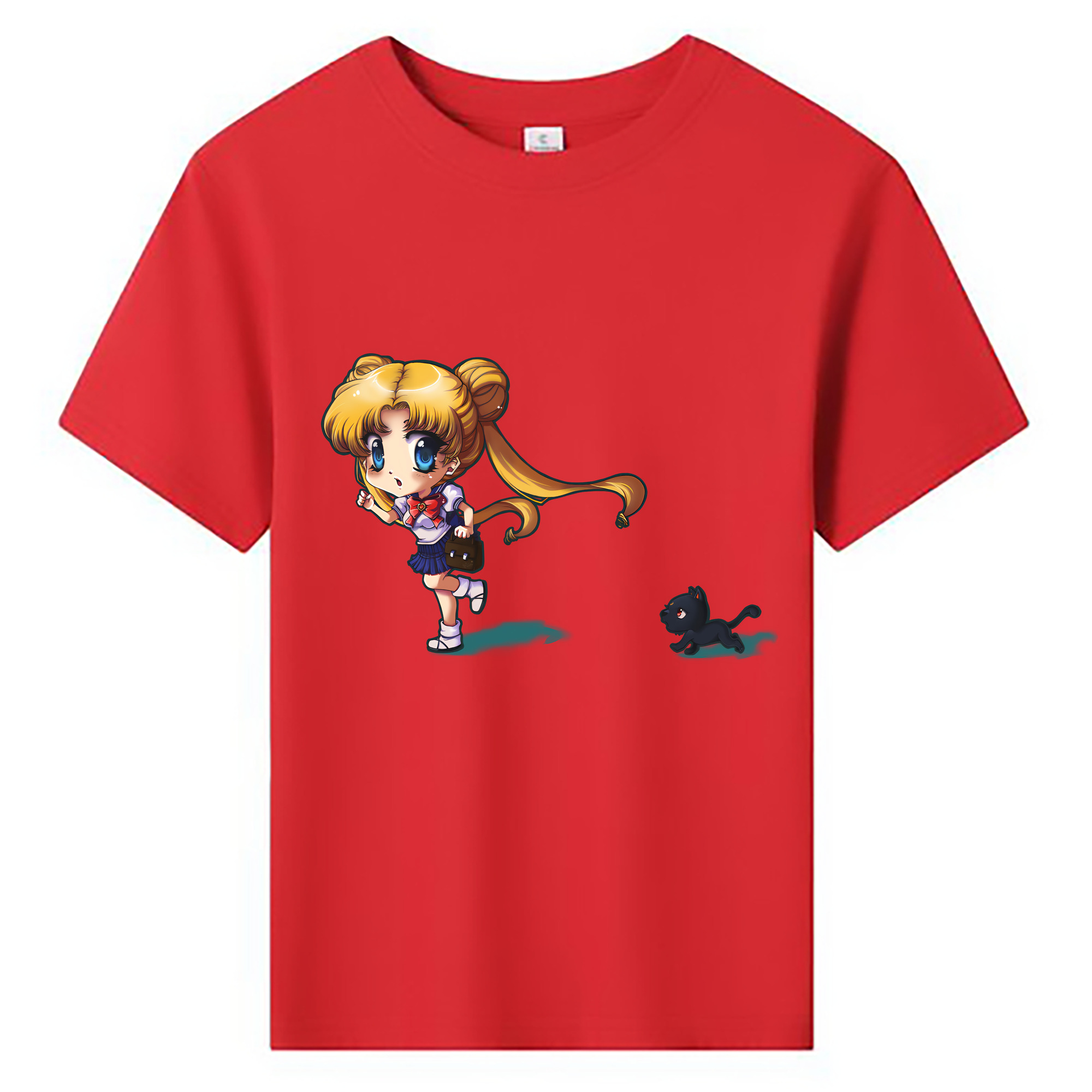 （画像用） 美少女戦士セーラームーン 愛野 美奈子 あいの みなこ Sailor Moon Aino Minako 綿100％キッズTシャツ（フロントプリント）