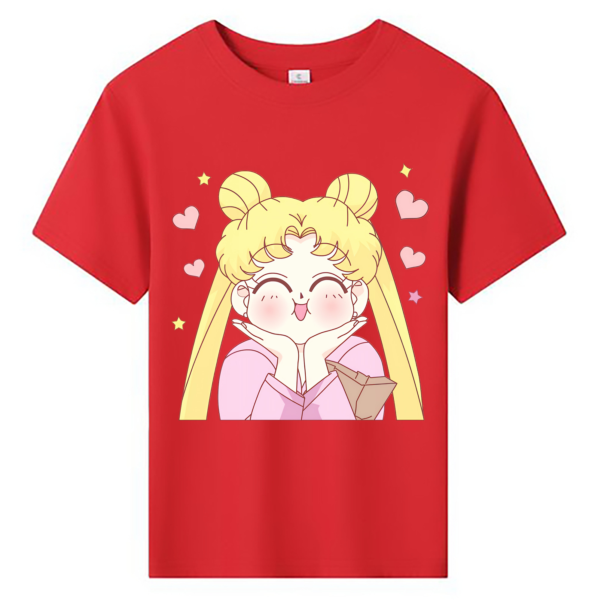 （画像用） 美少女戦士セーラームーン 愛野 美奈子 あいの みなこ Sailor Moon Aino Minako 綿100％キッズTシャツ（フロントプリント）
