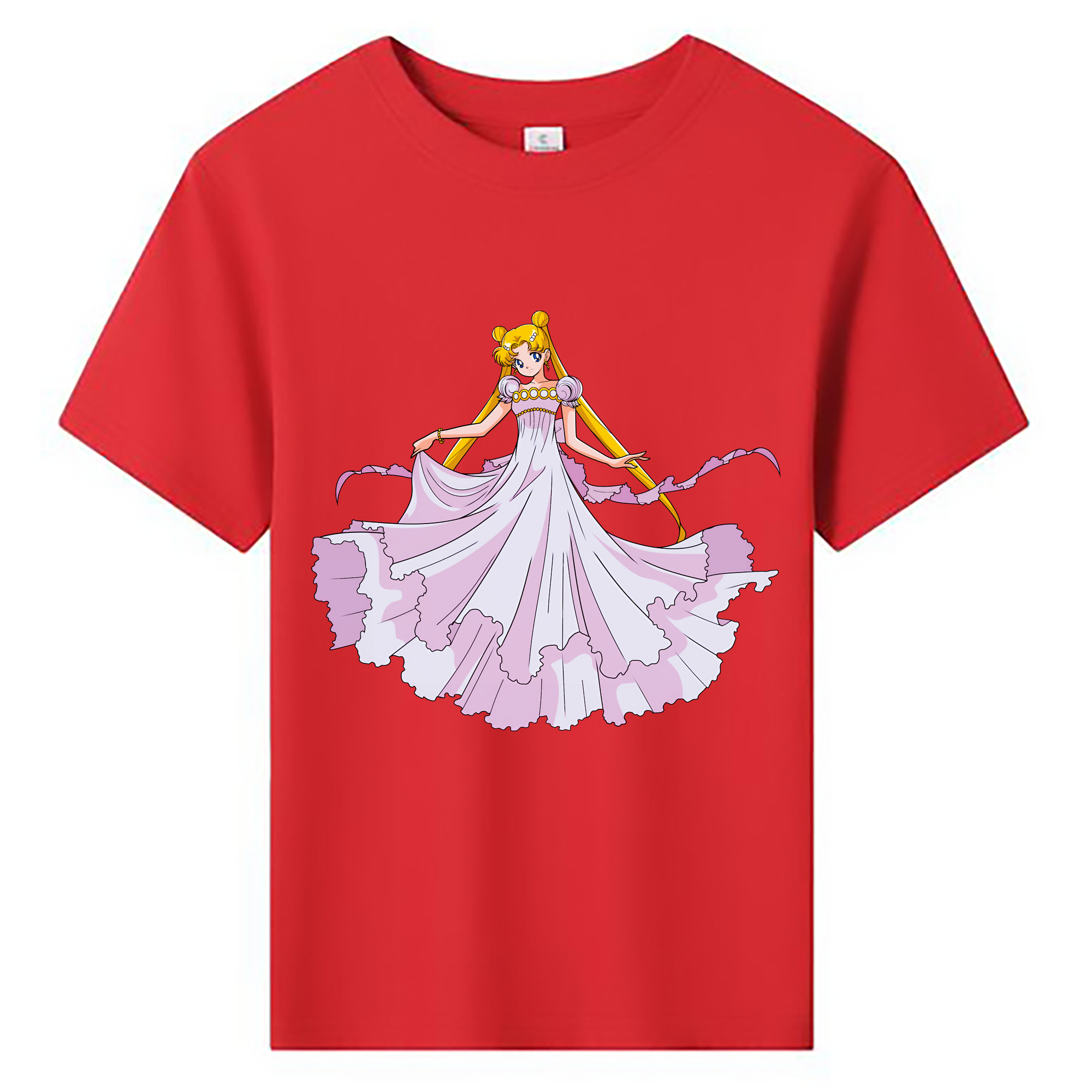 （画像用） 美少女戦士セーラームーン 愛野 美奈子 あいの みなこ Sailor Moon Aino Minako 綿100％キッズTシャツ（フロントプリント）