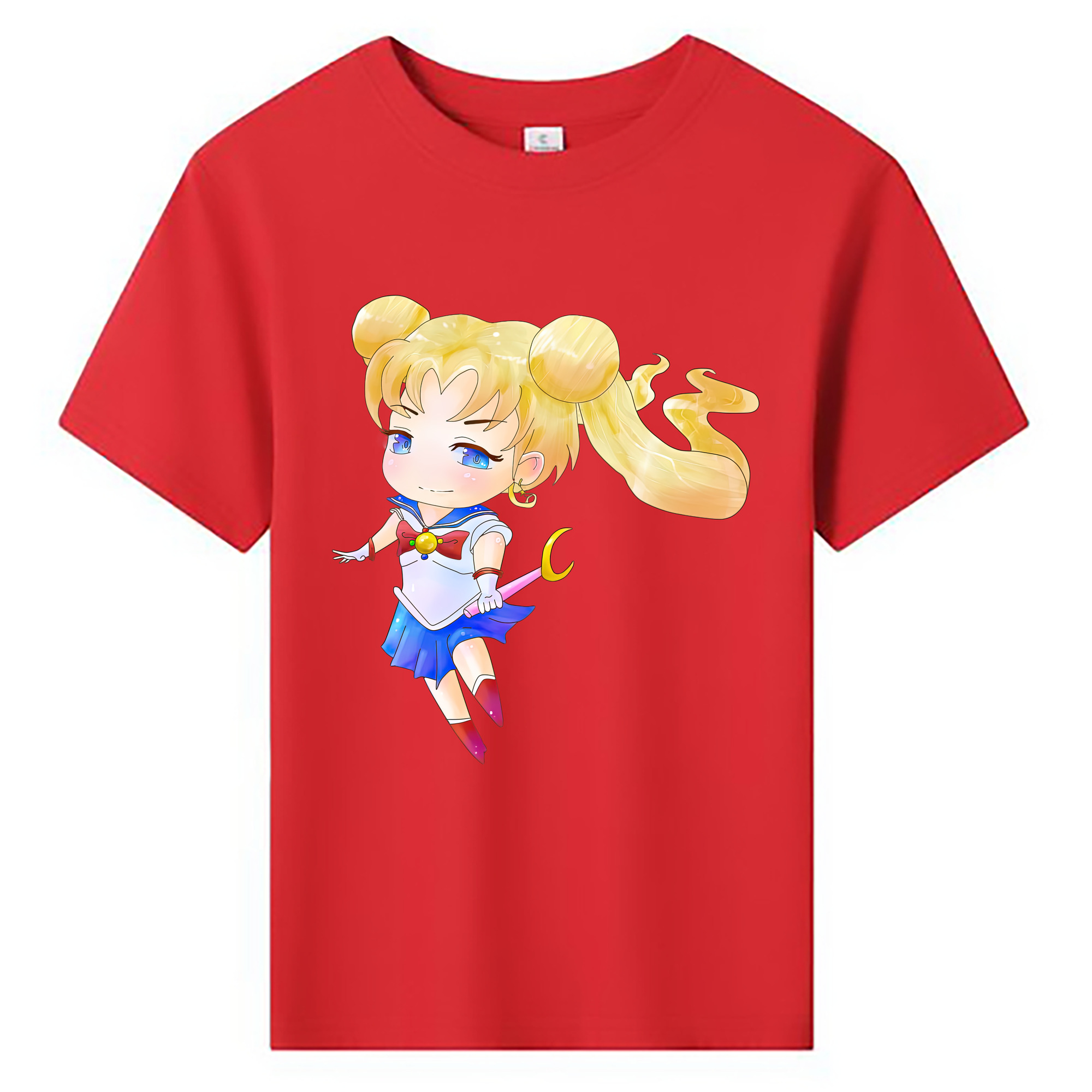 （画像用） 美少女戦士セーラームーン 愛野 美奈子 あいの みなこ Sailor Moon Aino Minako 綿100％キッズTシャツ（フロントプリント）