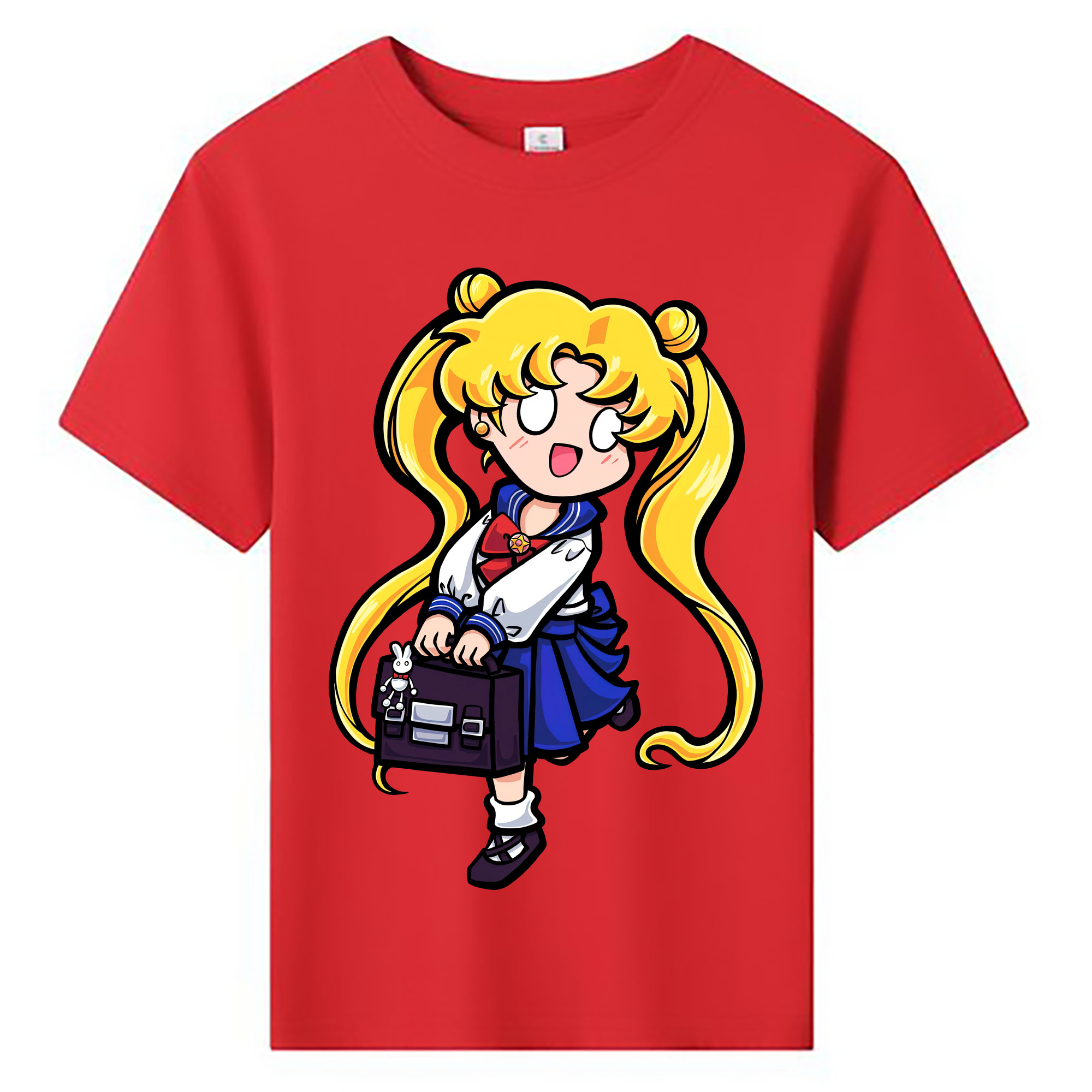 （画像用） 美少女戦士セーラームーン 愛野 美奈子 あいの みなこ Sailor Moon Aino Minako 綿100％キッズTシャツ（フロントプリント）
