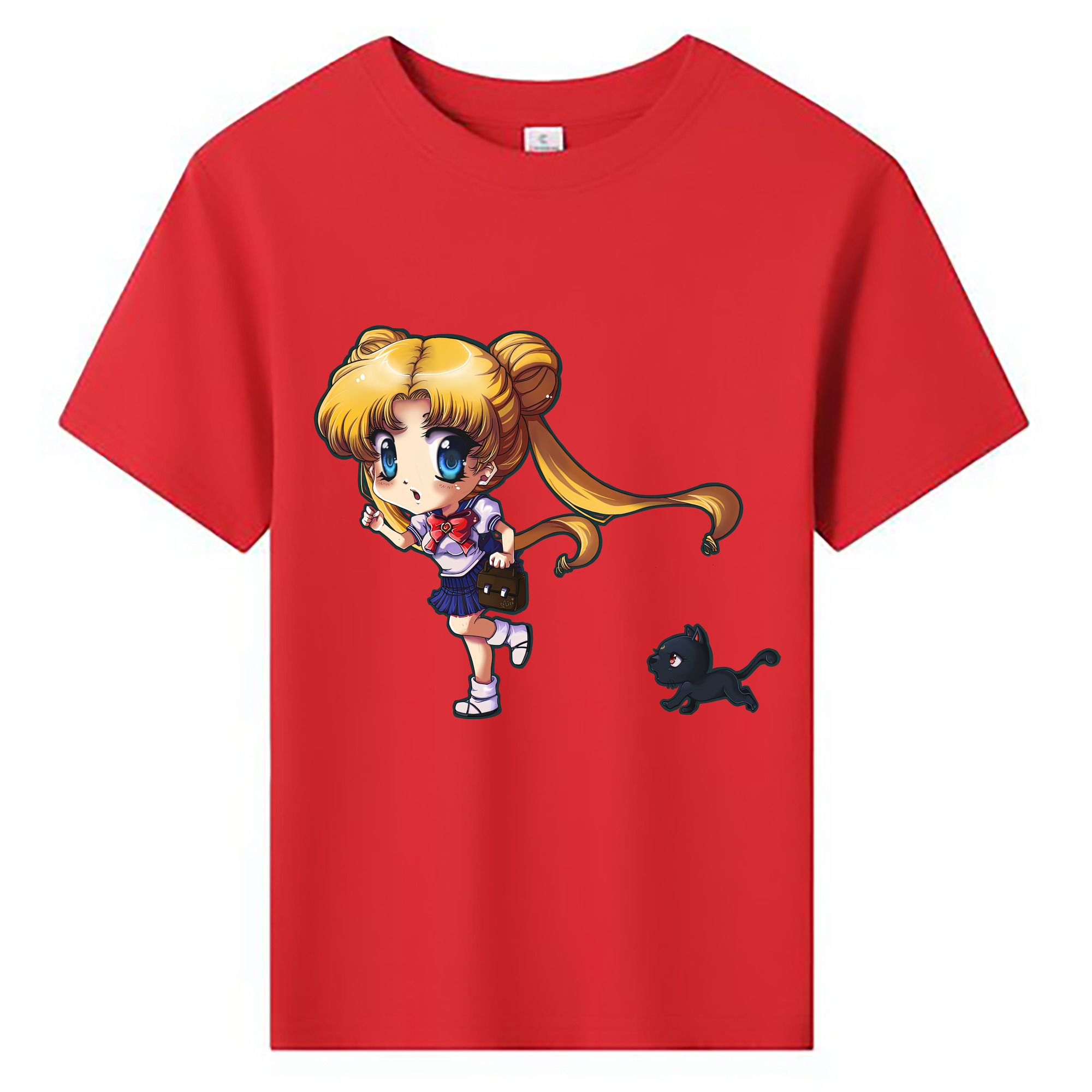 （画像用） 美少女戦士セーラームーン 愛野 美奈子 あいの みなこ Sailor Moon Aino Minako 綿100％キッズTシャツ（フロントプリント）