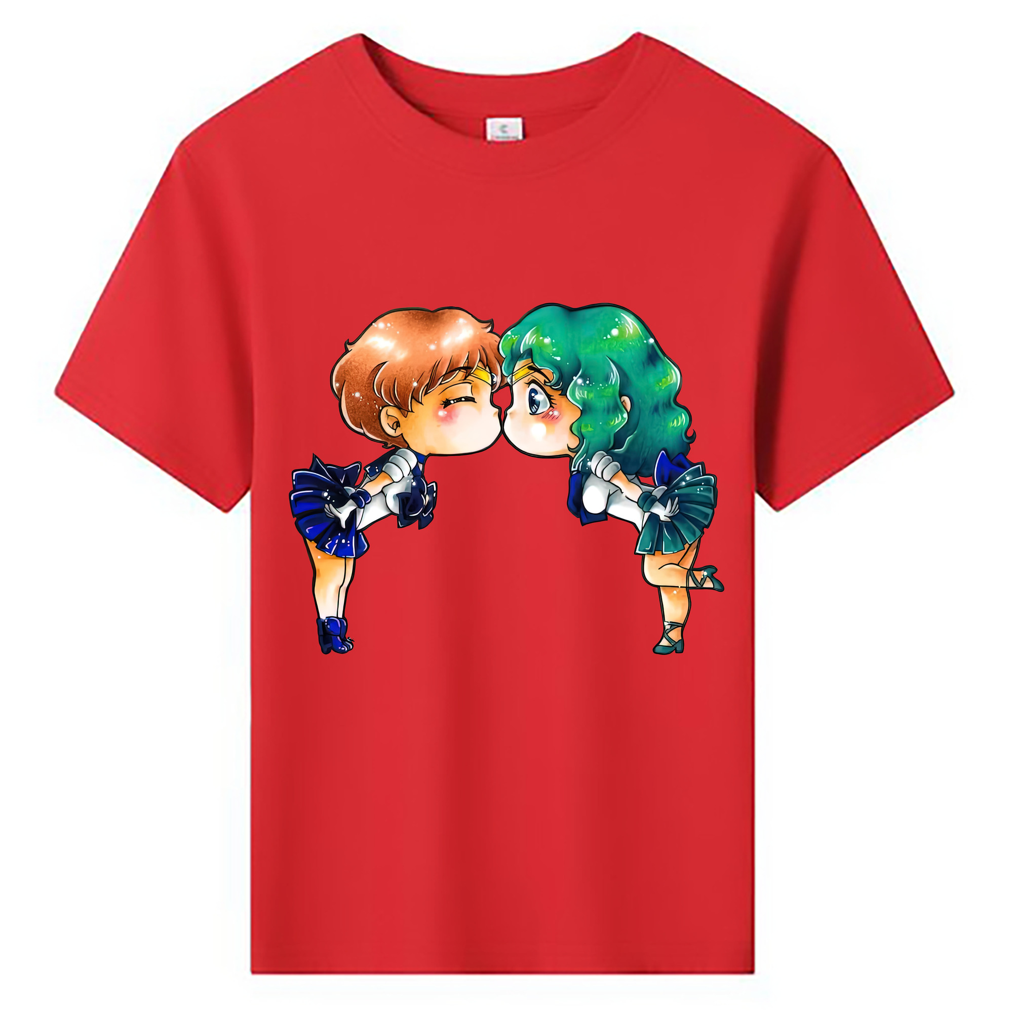 （画像用） 美少女戦士セーラームーン 天王はるか Sailor Moon Tenoh Haruka 綿100％キッズTシャツ（フロントプリント）