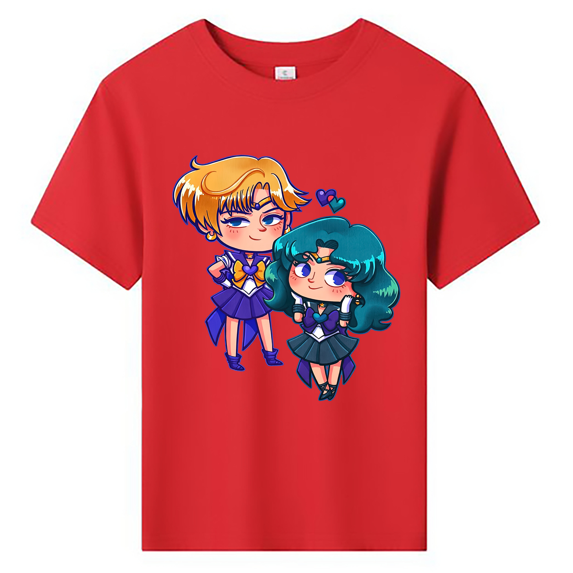（画像用） 美少女戦士セーラームーン 天王はるか Sailor Moon Tenoh Haruka 綿100％キッズTシャツ（フロントプリント）