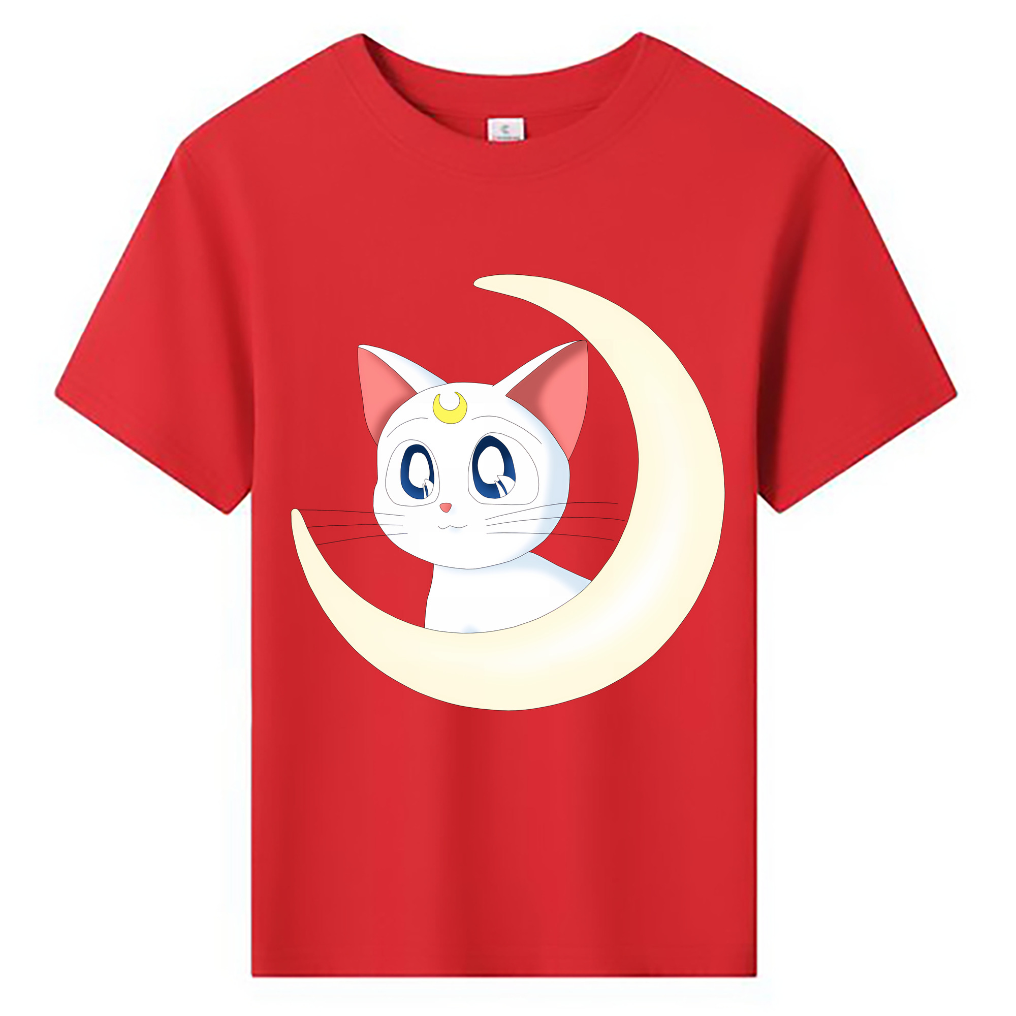 （画像用） 美少女戦士セーラームーン Sailor Moon 綿100％キッズTシャツ（フロントプリント）