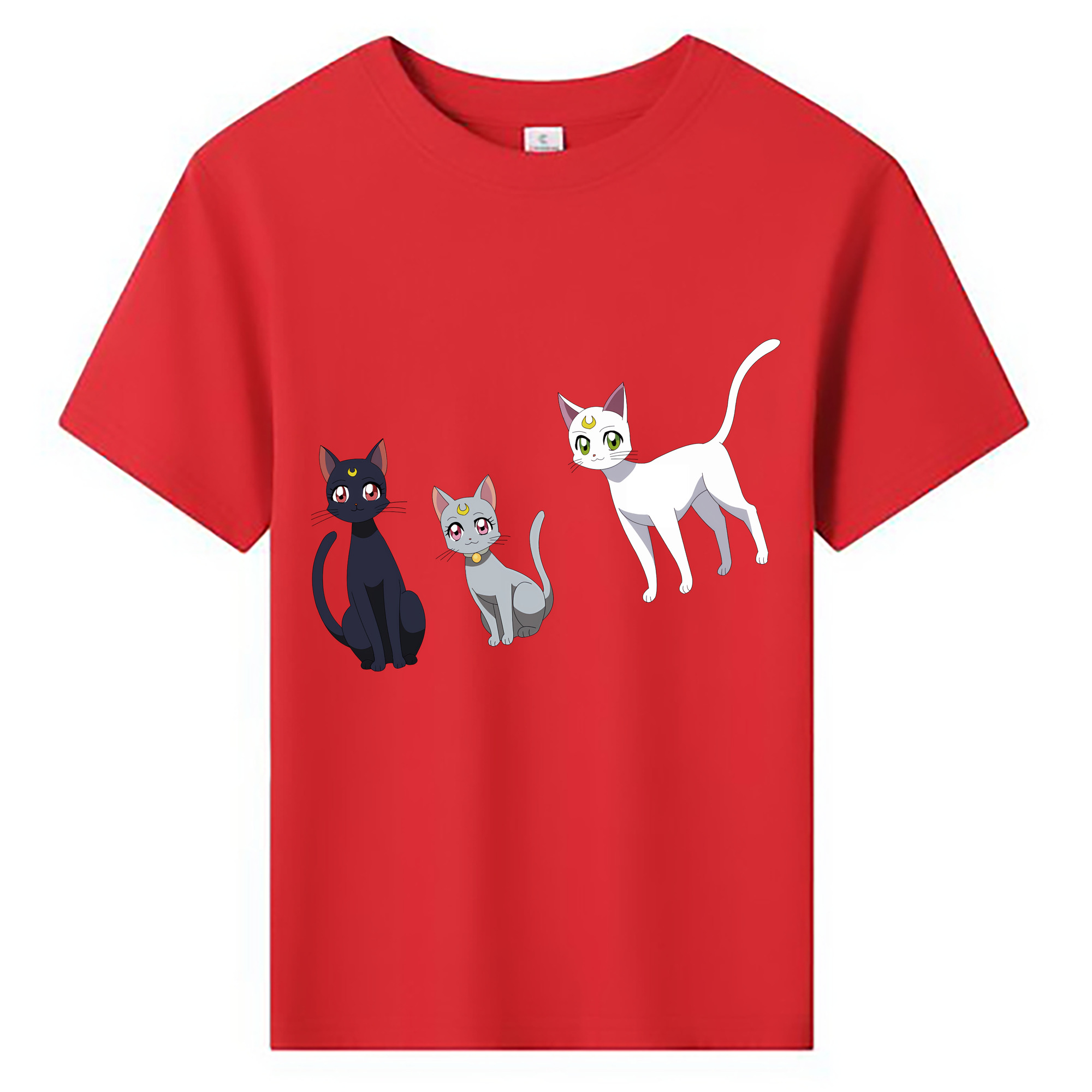 （画像用） 美少女戦士セーラームーン Sailor Moon 綿100％キッズTシャツ（フロントプリント）