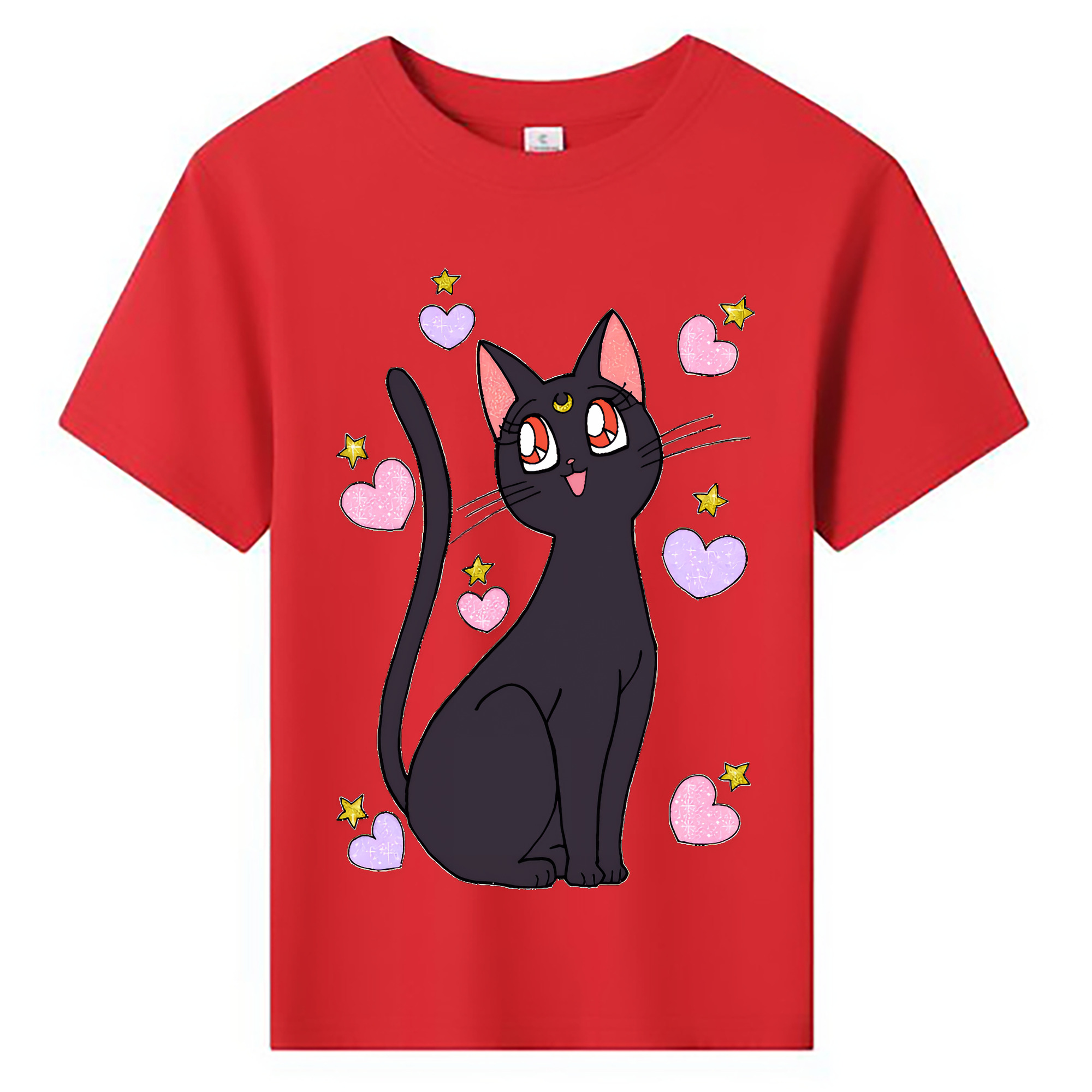 （画像用） 美少女戦士セーラームーン Sailor Moon 綿100％キッズTシャツ（フロントプリント）