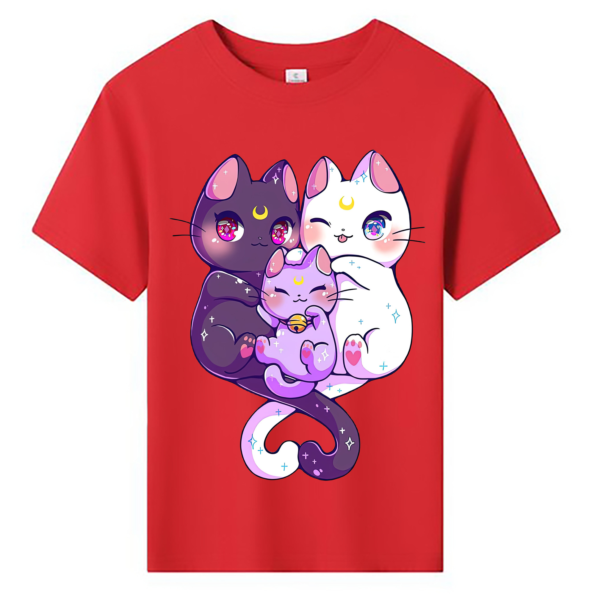 （画像用） 美少女戦士セーラームーン Sailor Moon 綿100％キッズTシャツ（フロントプリント）