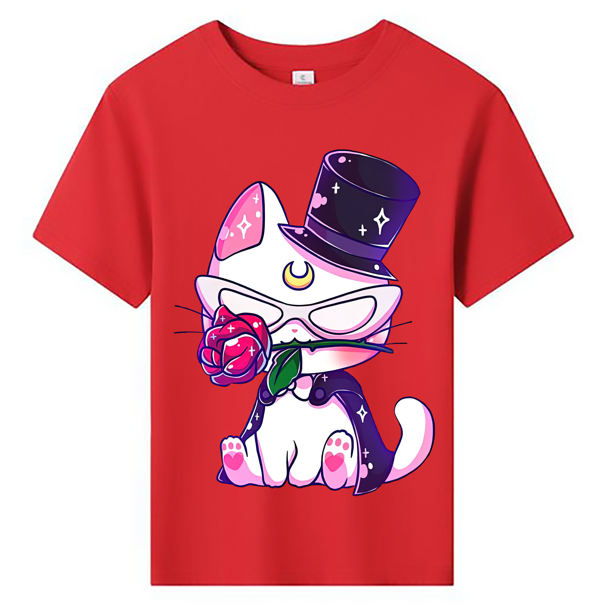 （画像用） 美少女戦士セーラームーン Sailor Moon 綿100％キッズTシャツ（フロントプリント）