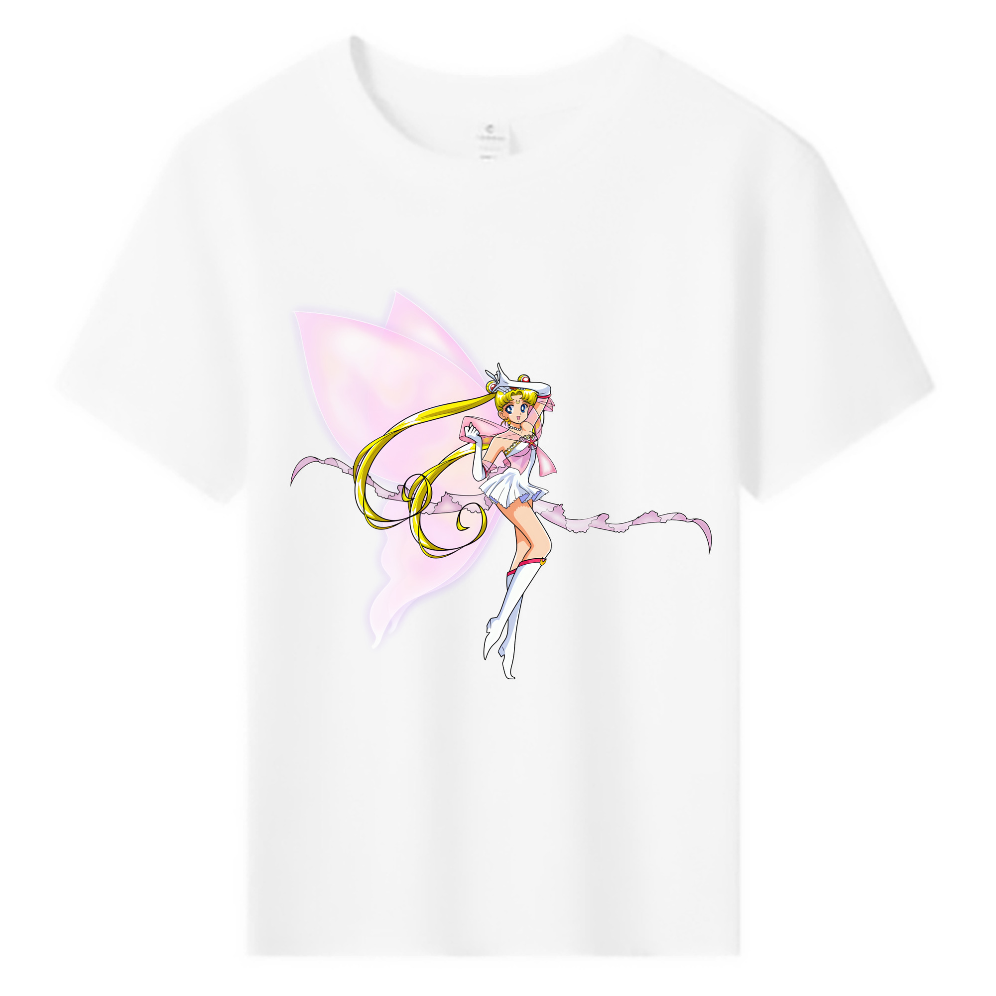 （画像用） 美少女戦士セーラームーン 月野 うさぎ つきの うさぎ Sailor Moon Tsukino Usagi 綿100％キッズTシャツ（フロントプリント）