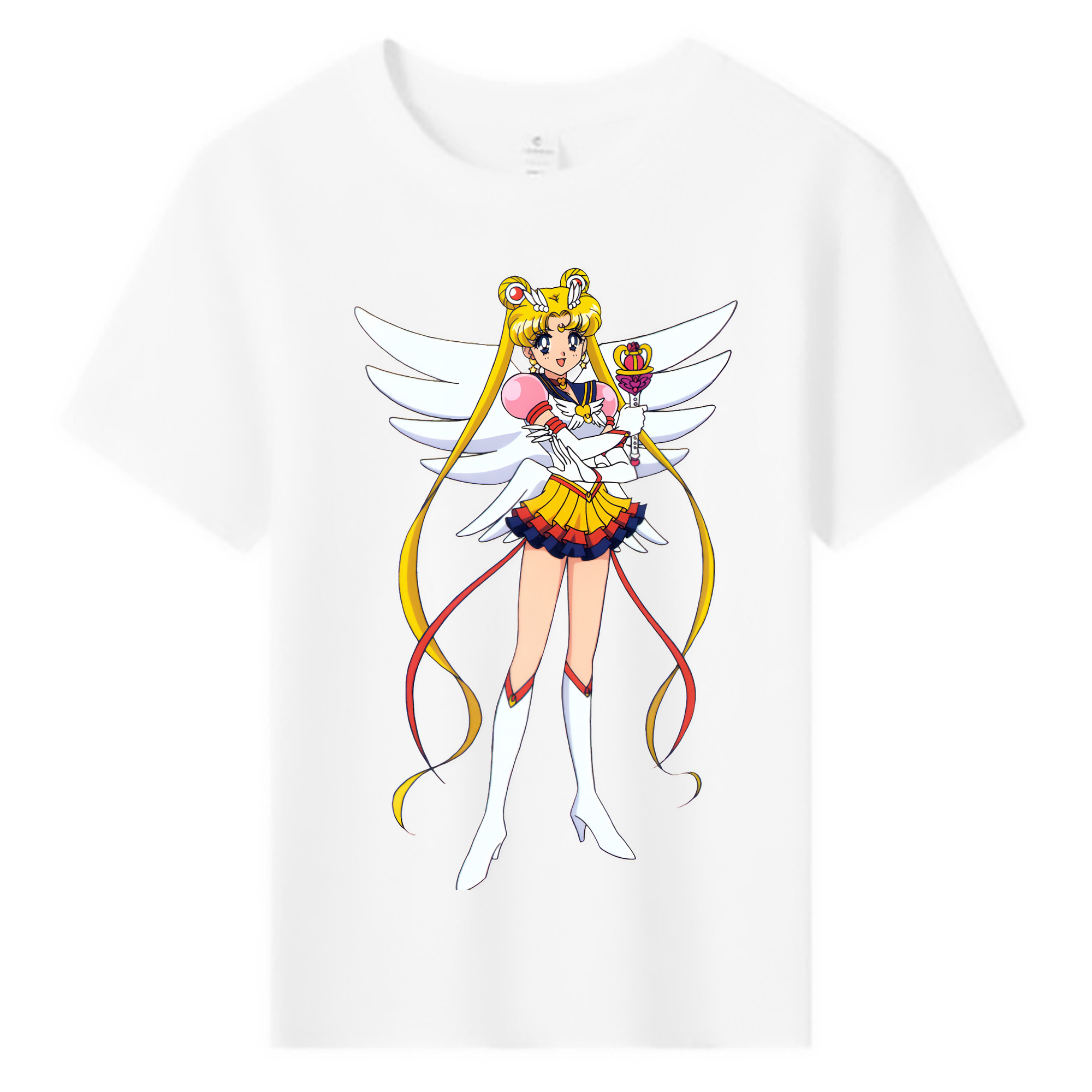 （画像用） 美少女戦士セーラームーン 月野 うさぎ つきの うさぎ Sailor Moon Tsukino Usagi 綿100％キッズTシャツ（フロントプリント）