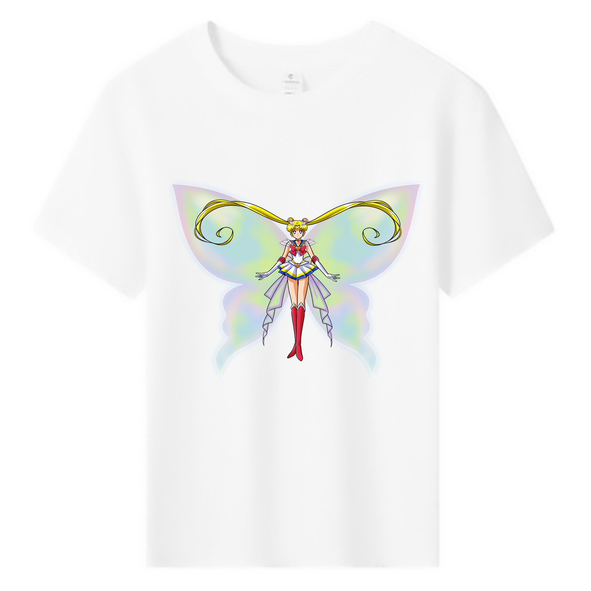 （画像用） 美少女戦士セーラームーン 月野 うさぎ つきの うさぎ Sailor Moon Tsukino Usagi 綿100％キッズTシャツ（フロントプリント）