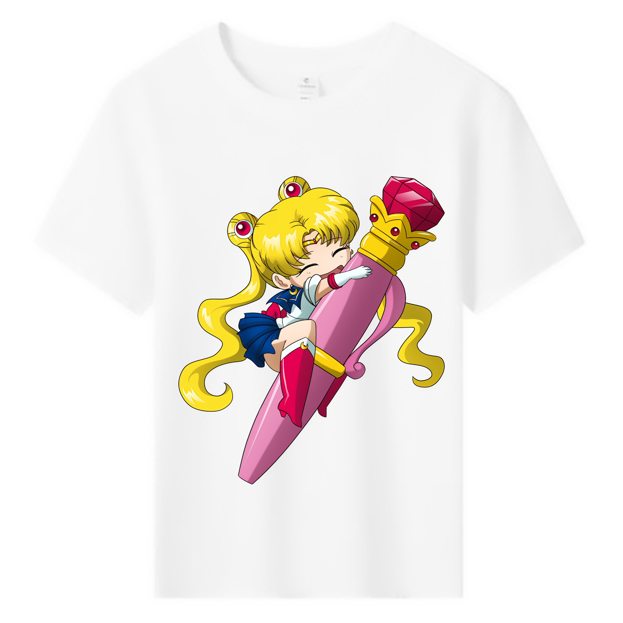 （画像用） 美少女戦士セーラームーン 月野 うさぎ つきの うさぎ Sailor Moon Tsukino Usagi 綿100％キッズTシャツ（フロントプリント）