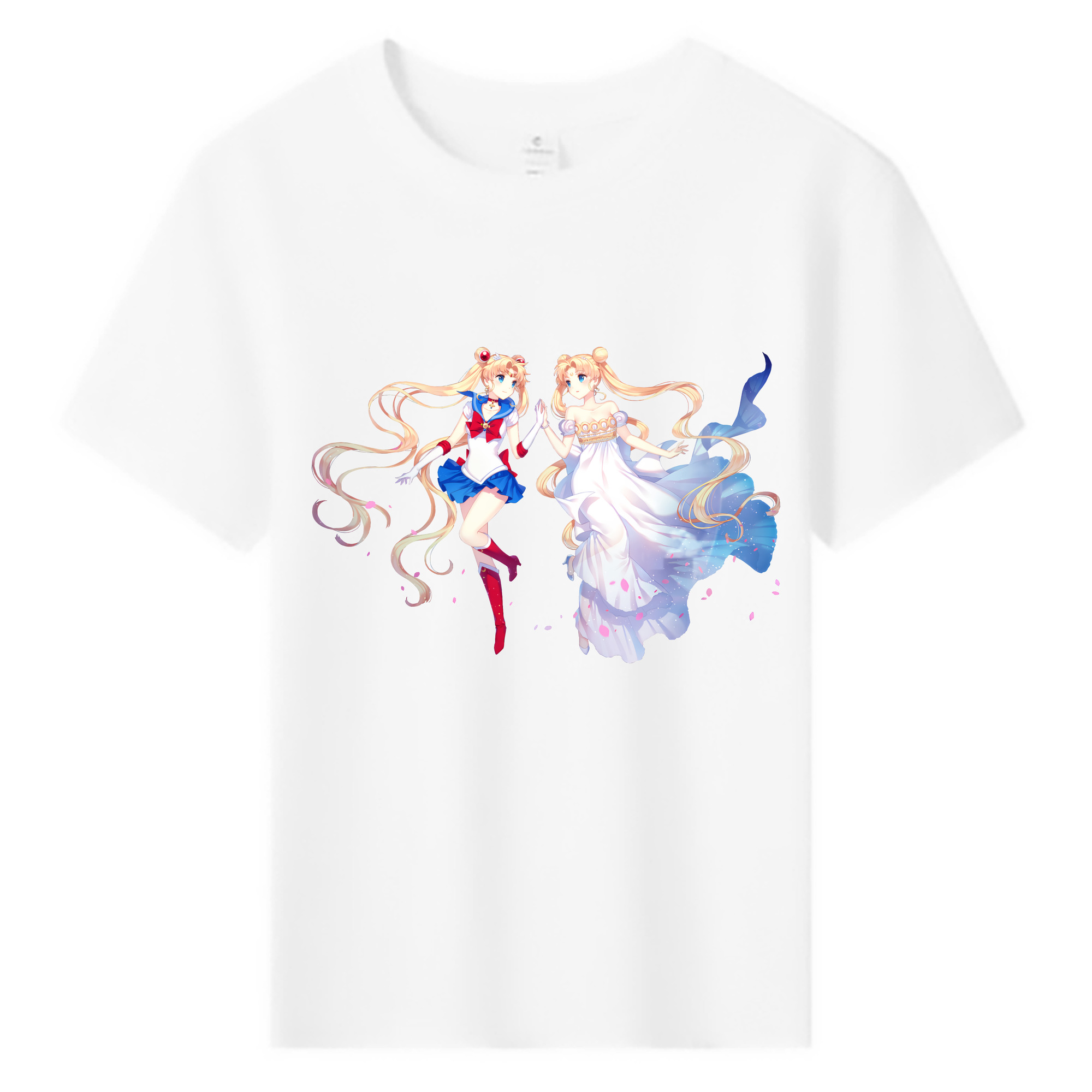 （画像用） 美少女戦士セーラームーン 月野 うさぎ つきの うさぎ Sailor Moon Tsukino Usagi 綿100％キッズTシャツ（フロントプリント）