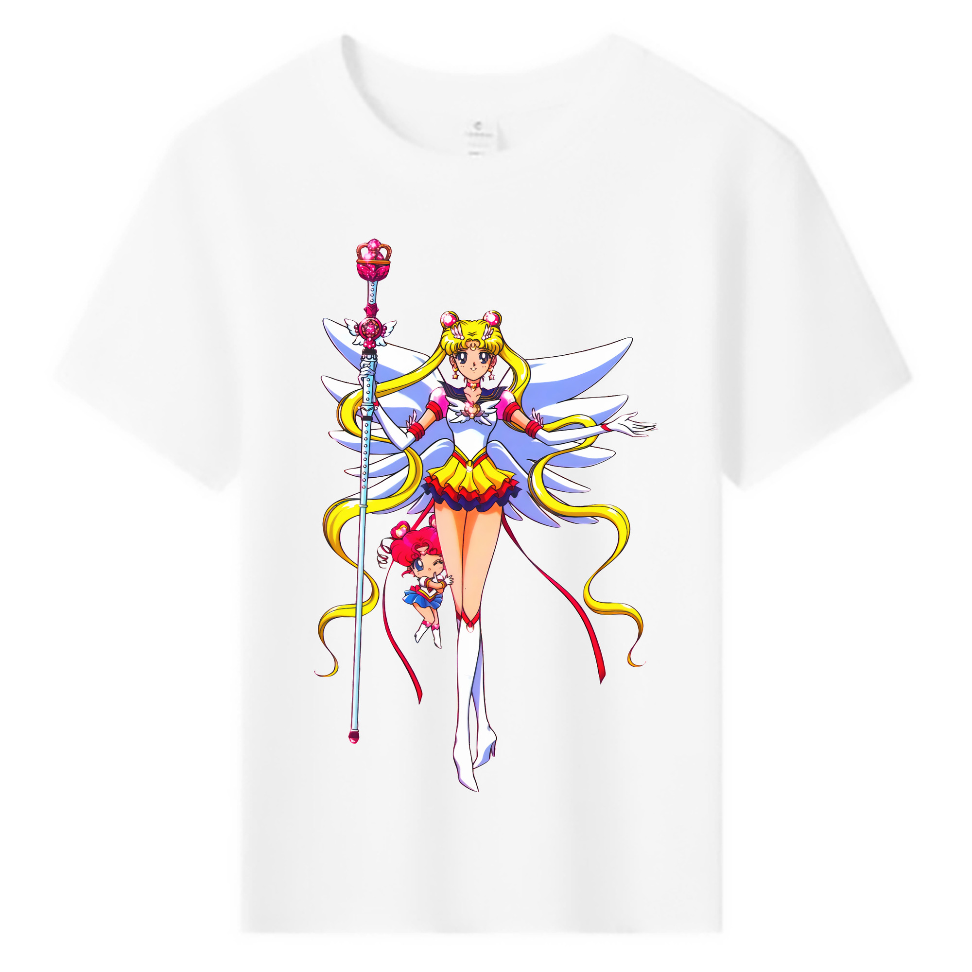 （画像用） 美少女戦士セーラームーン 月野 うさぎ つきの うさぎ Sailor Moon Tsukino Usagi 綿100％キッズTシャツ（フロントプリント）