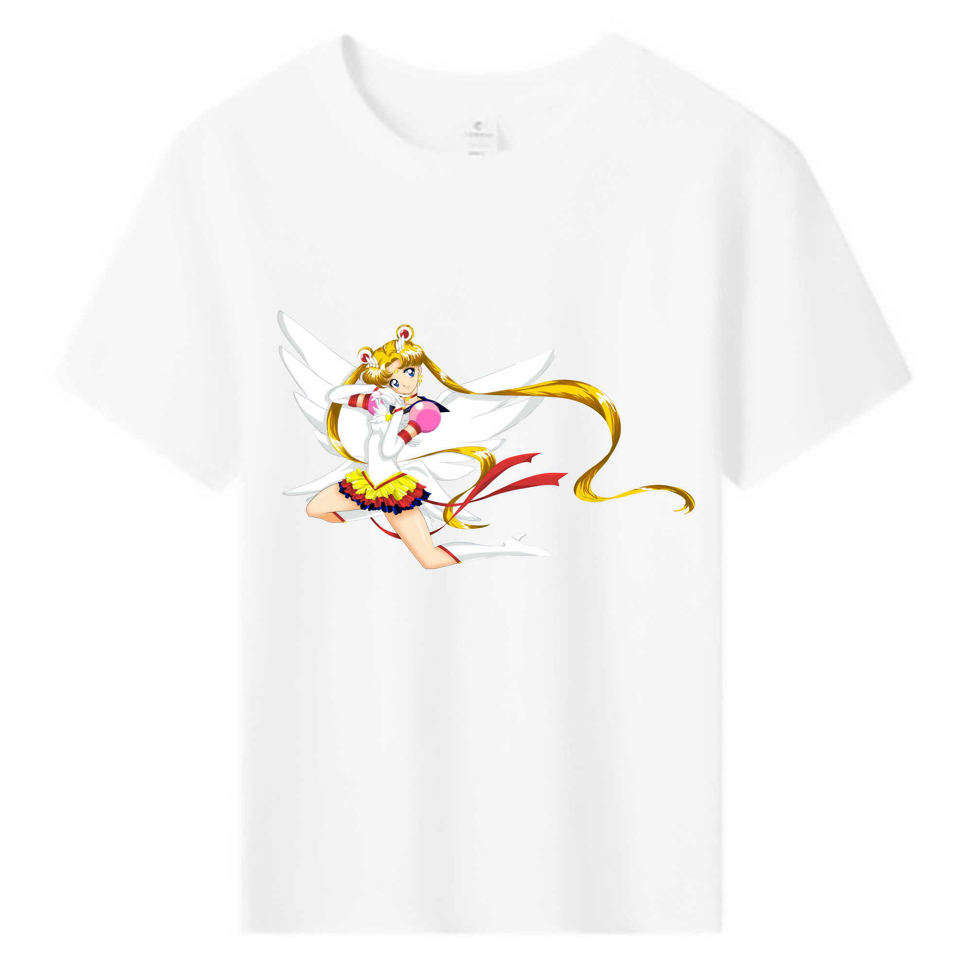 （画像用） 美少女戦士セーラームーン 月野 うさぎ つきの うさぎ Sailor Moon Tsukino Usagi 綿100％キッズTシャツ（フロントプリント）