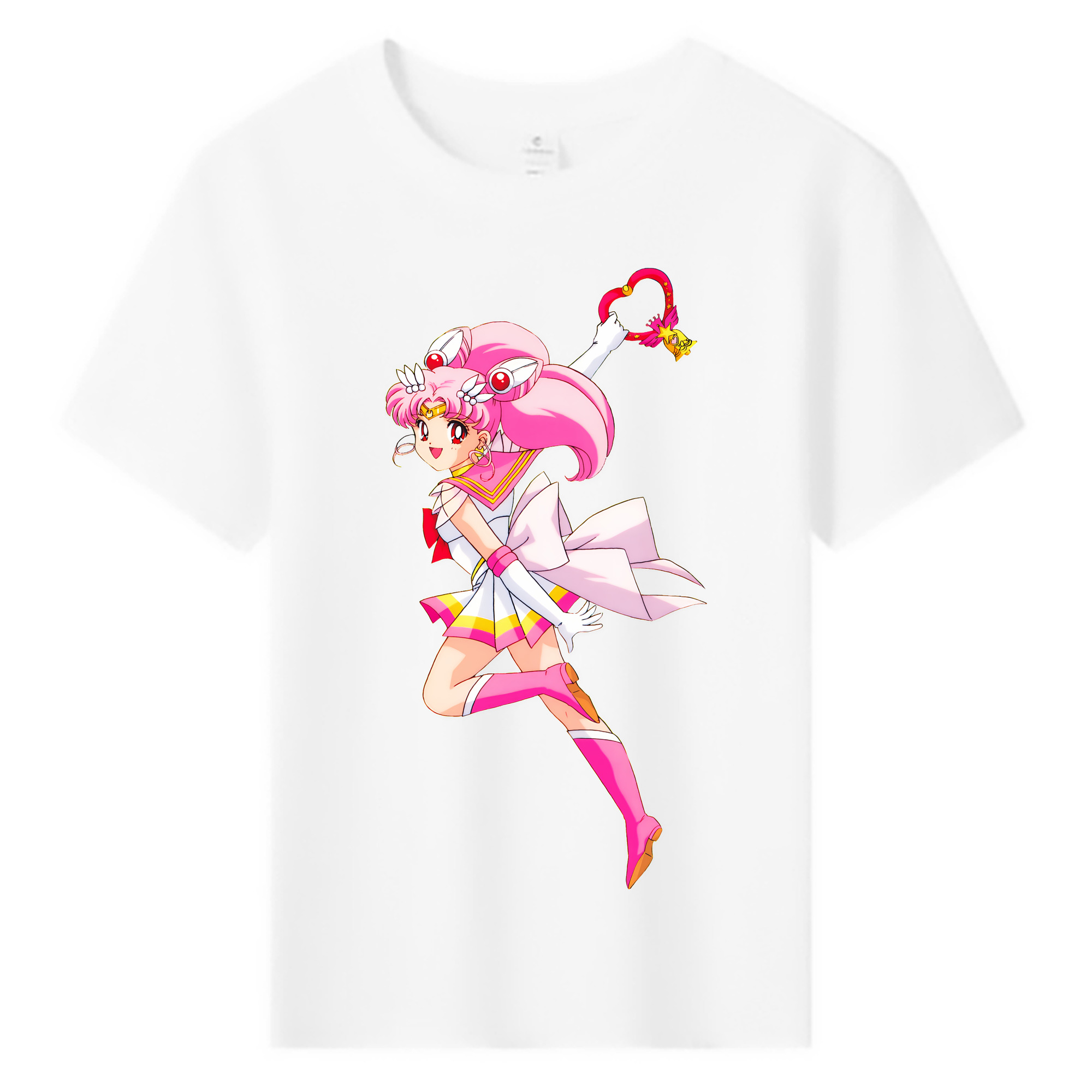 （画像用） 美少女戦士セーラームーン ちびうさ Sailor Moon Chibiusa Tsukino Usagi Small Lady Serenity 綿100％キッズTシャツ（フロントプリント）