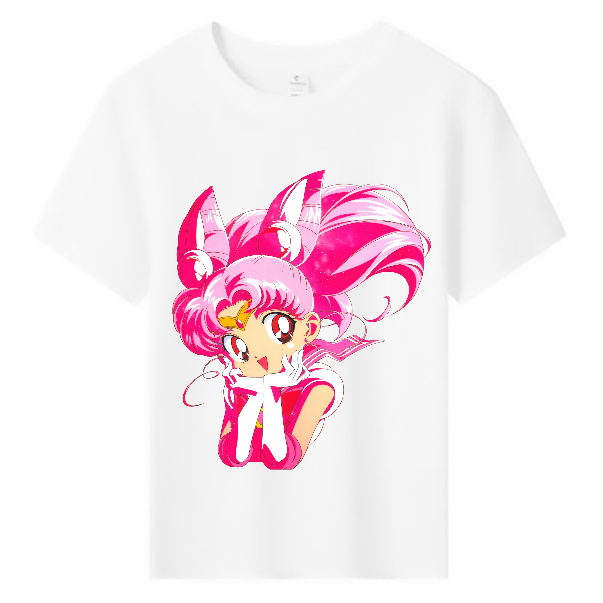 （画像用） 美少女戦士セーラームーン ちびうさ Sailor Moon Chibiusa Tsukino Usagi Small Lady Serenity 綿100％キッズTシャツ（フロントプリント）