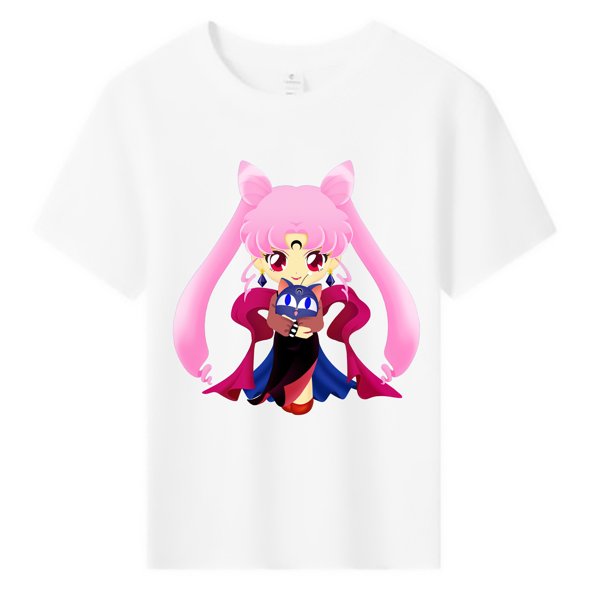（画像用） 美少女戦士セーラームーン ちびうさ Sailor Moon Chibiusa Tsukino Usagi Small Lady Serenity 綿100％キッズTシャツ（フロントプリント）