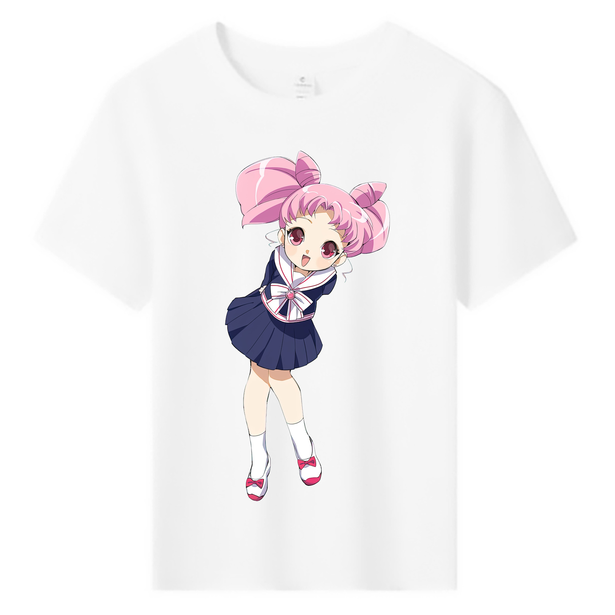（画像用） 美少女戦士セーラームーン ちびうさ Sailor Moon Chibiusa Tsukino Usagi Small Lady Serenity 綿100％キッズTシャツ（フロントプリント）