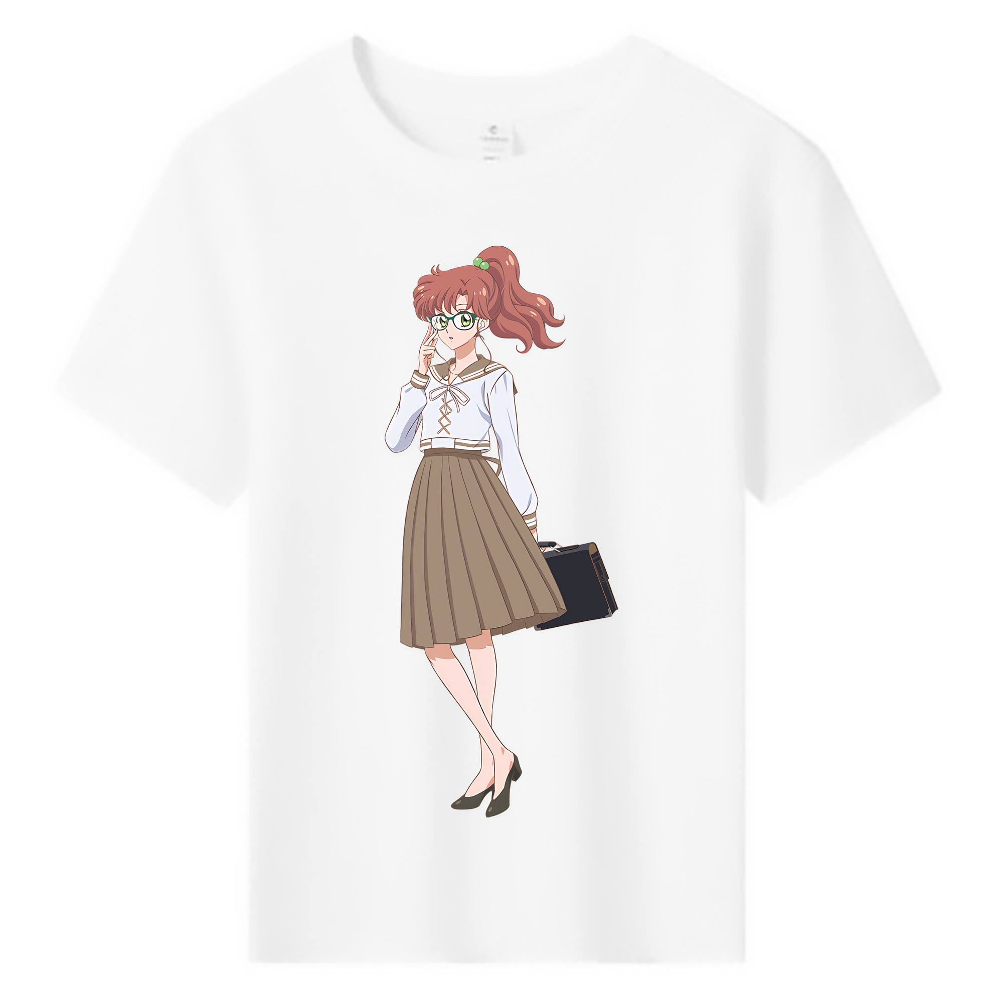 （画像用） 美少女戦士セーラームーン 木野 まこと きの まこと Sailor Moon Kino Makoto （セーラージュピター；Sailor Jupiter） 綿100％キッズTシャツ（フロントプリント）