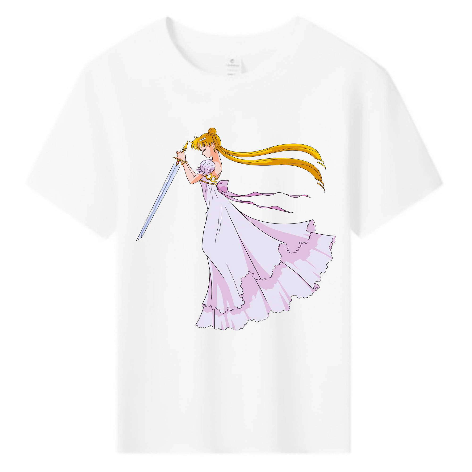 （画像用） 美少女戦士セーラームーン 愛野 美奈子 あいの みなこ Sailor Moon Aino Minako 綿100％キッズTシャツ（フロントプリント）