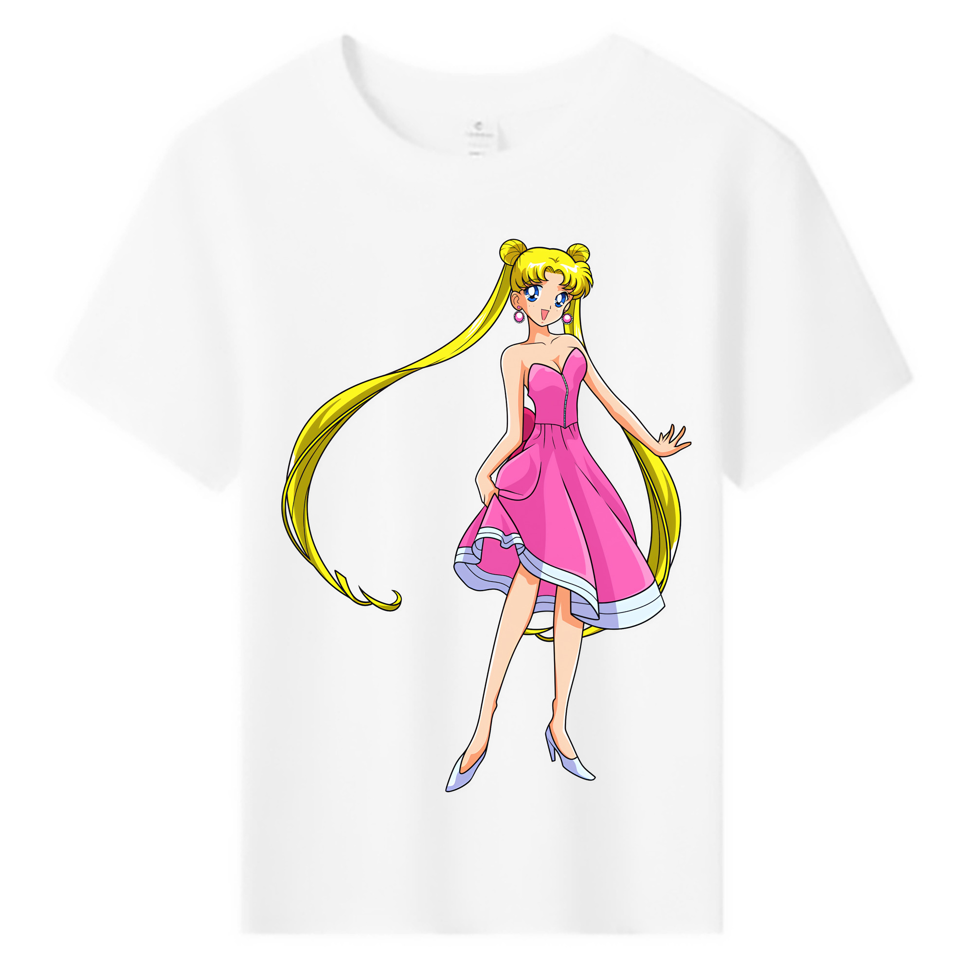 （画像用） 美少女戦士セーラームーン 愛野 美奈子 あいの みなこ Sailor Moon Aino Minako 綿100％キッズTシャツ（フロントプリント）