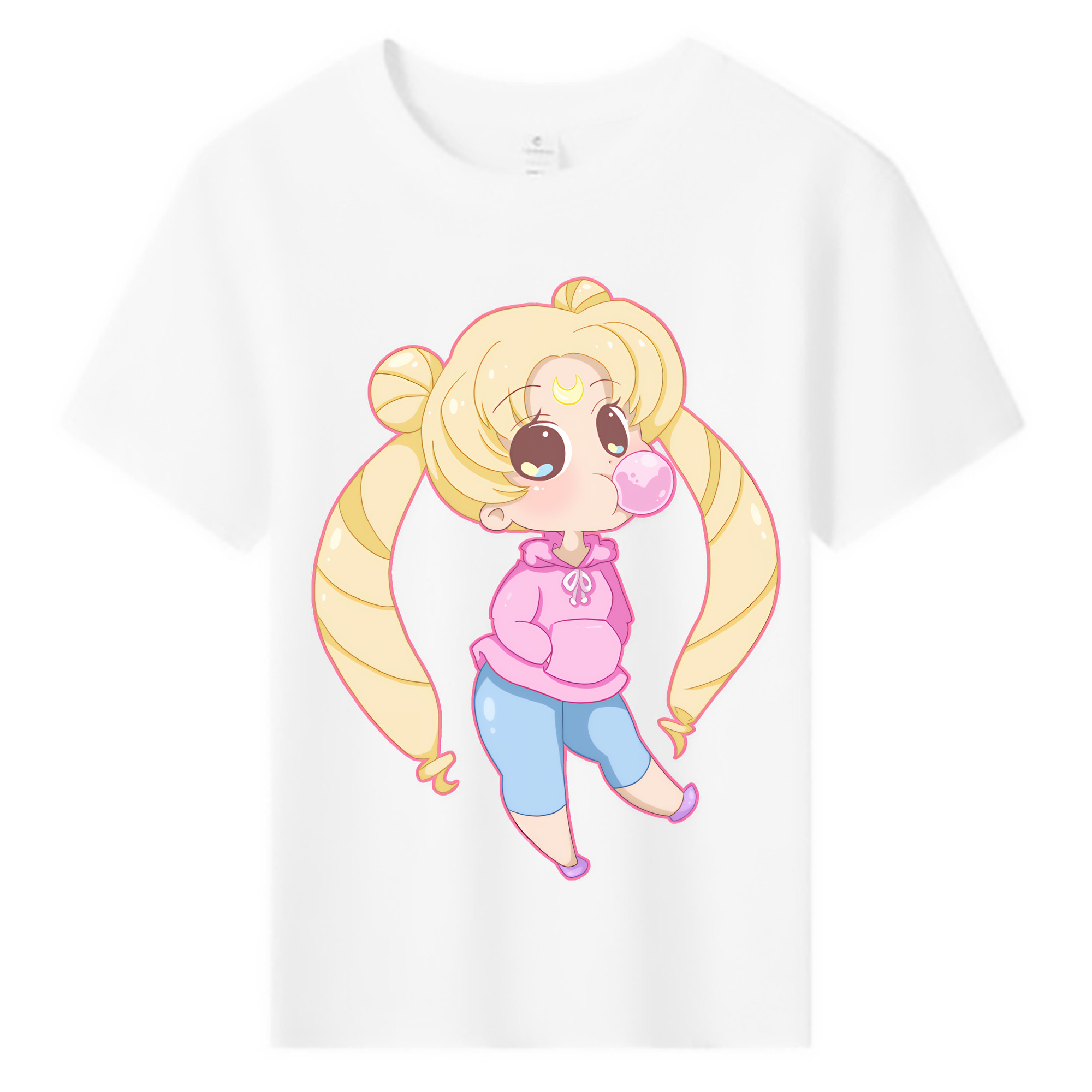 （画像用） 美少女戦士セーラームーン 愛野 美奈子 あいの みなこ Sailor Moon Aino Minako 綿100％キッズTシャツ（フロントプリント）