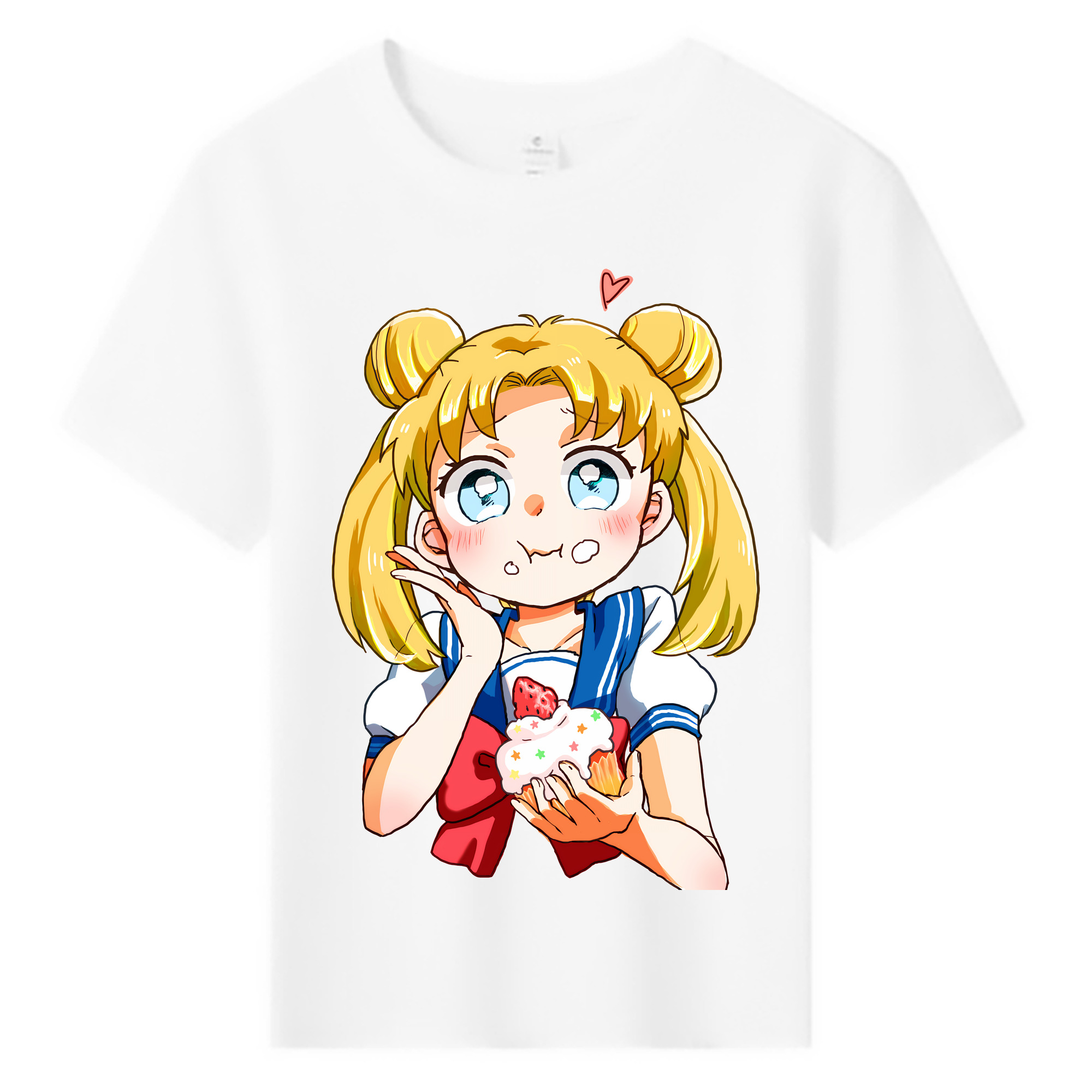 （画像用） 美少女戦士セーラームーン 愛野 美奈子 あいの みなこ Sailor Moon Aino Minako 綿100％キッズTシャツ（フロントプリント）