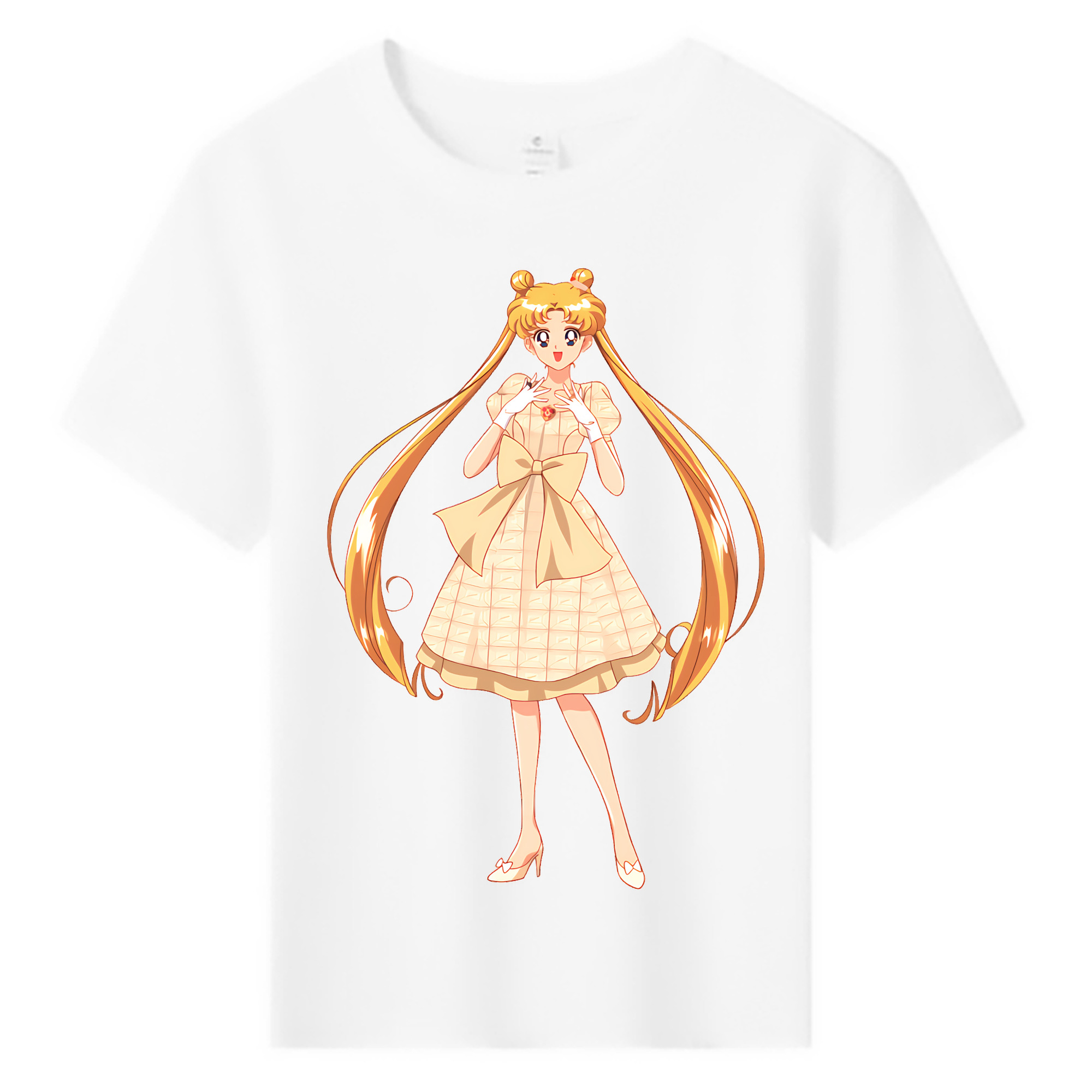 （画像用） 美少女戦士セーラームーン 愛野 美奈子 あいの みなこ Sailor Moon Aino Minako 綿100％キッズTシャツ（フロントプリント）