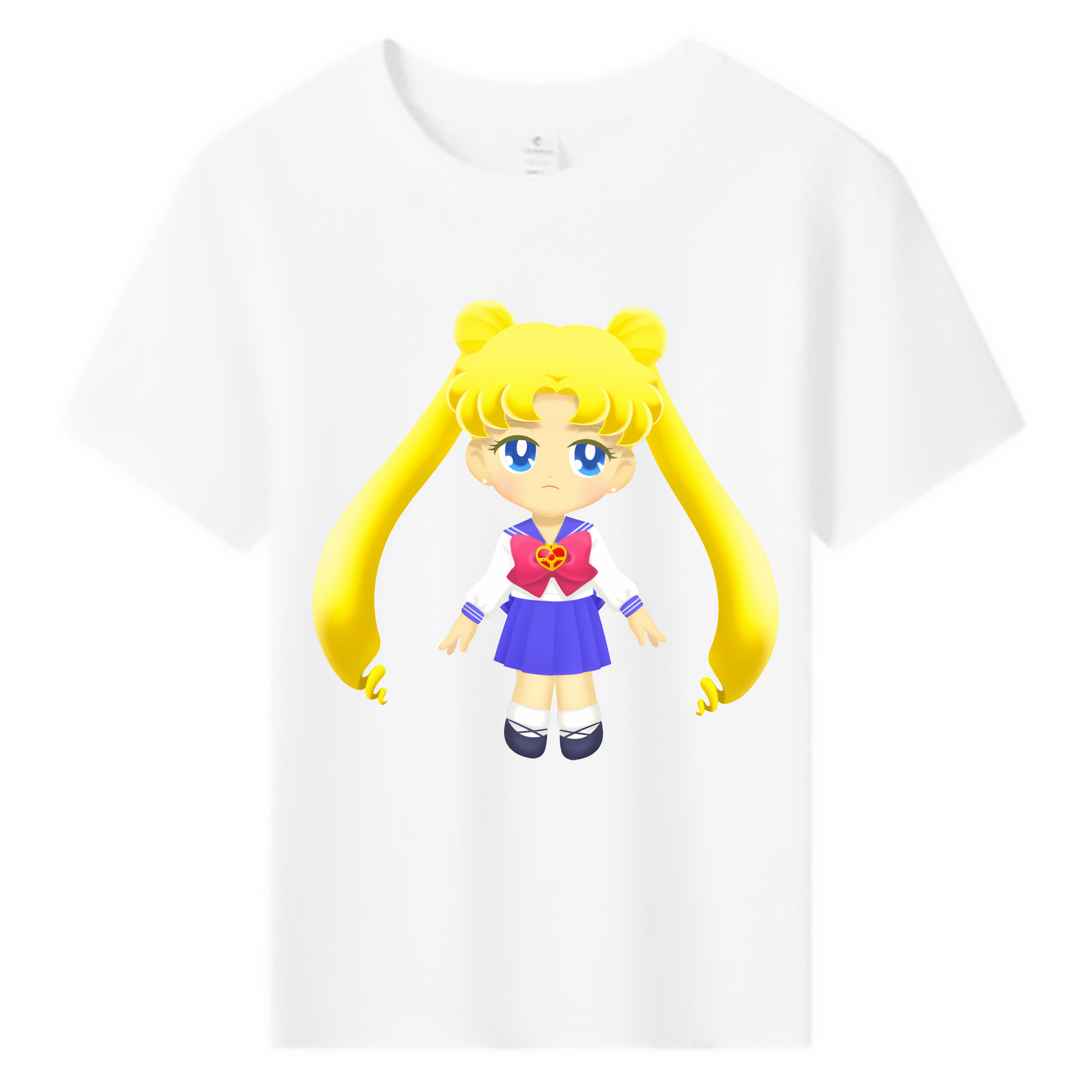 （画像用） 美少女戦士セーラームーン 愛野 美奈子 あいの みなこ Sailor Moon Aino Minako 綿100％キッズTシャツ（フロントプリント）